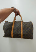 Vintage Louis Vuitton Monogram Keepall 45