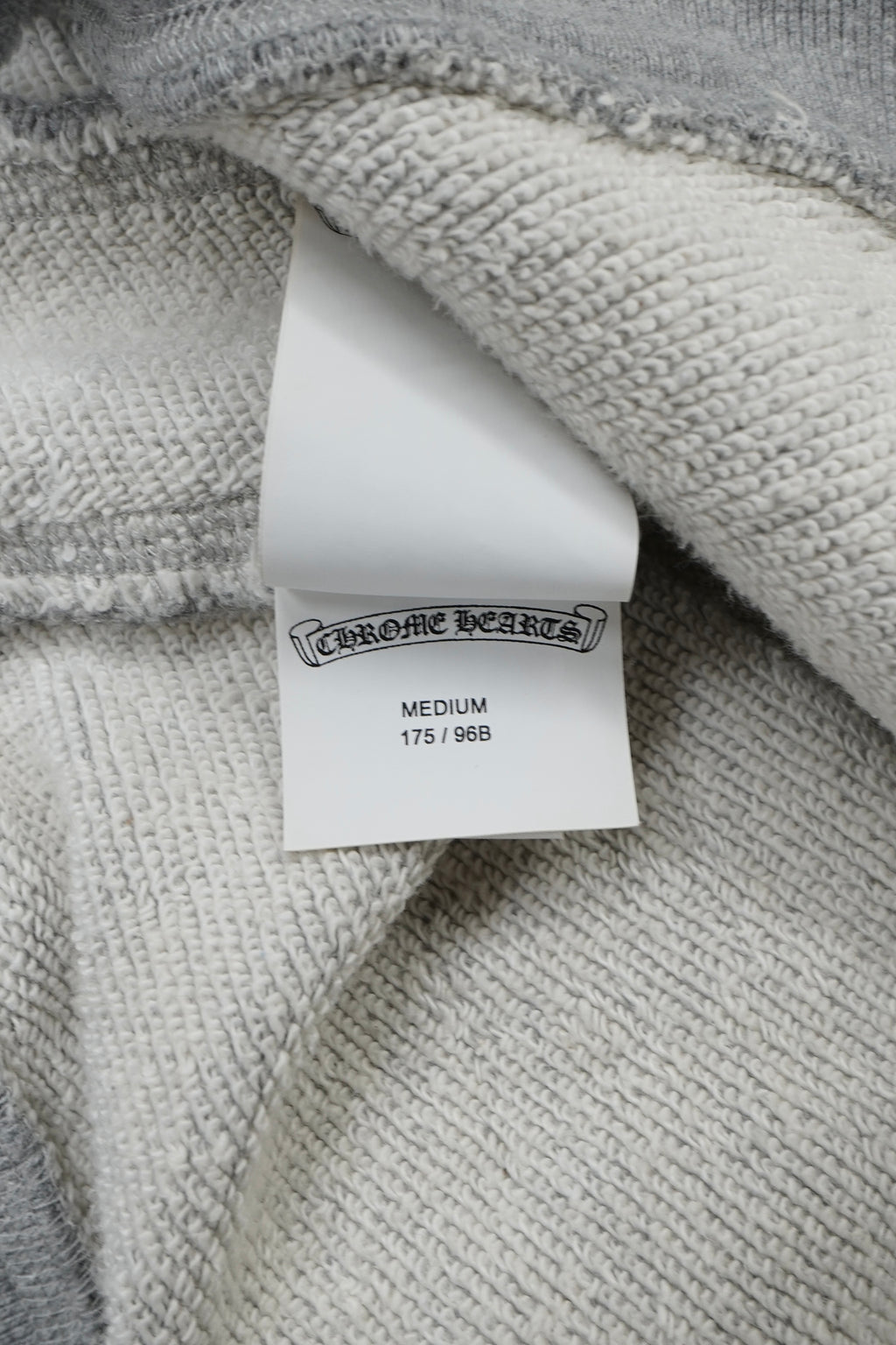 Chrome Hearts Plus Cross Patch Grey Hoodie
