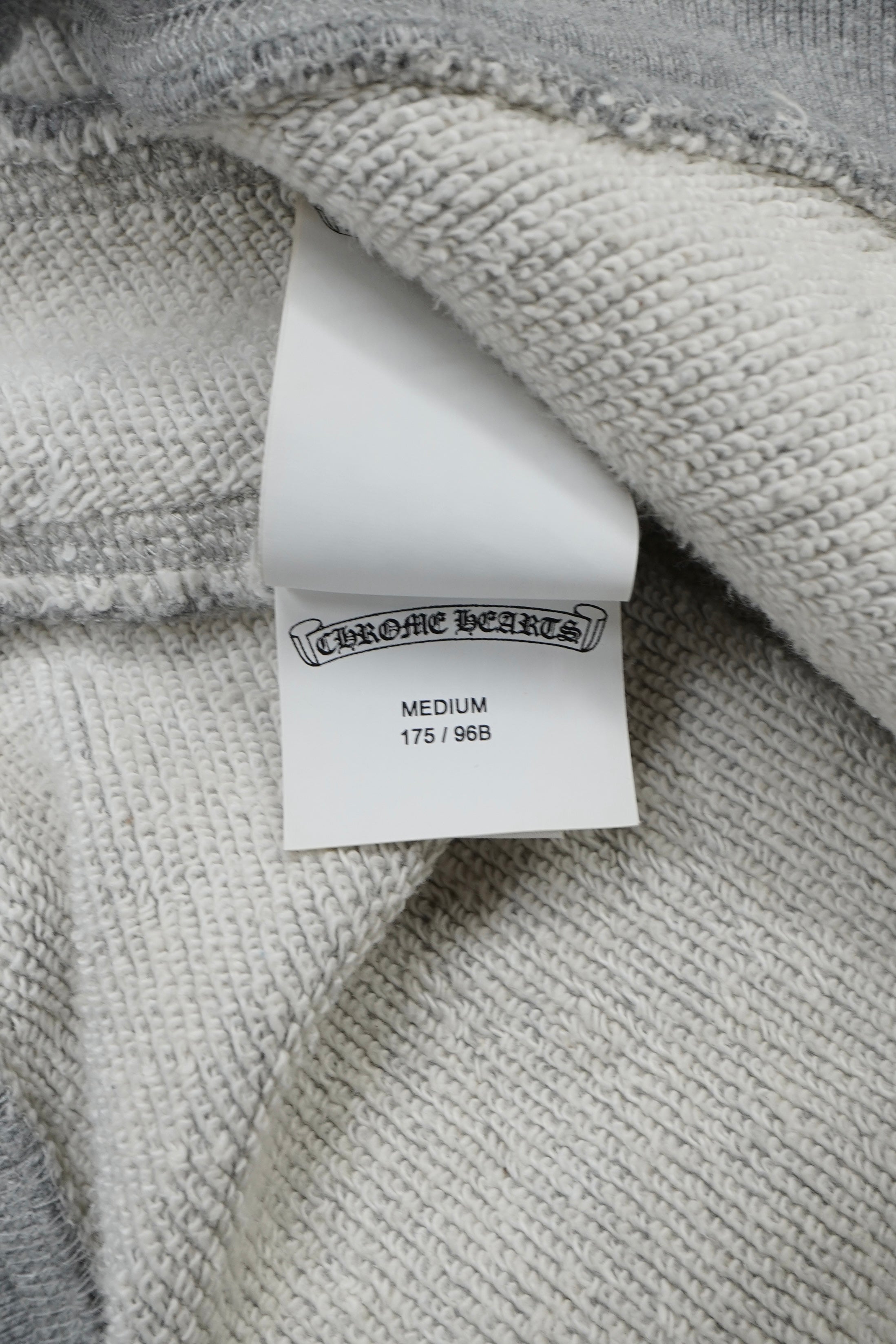 Chrome Hearts Plus Cross Patch Grey Hoodie
