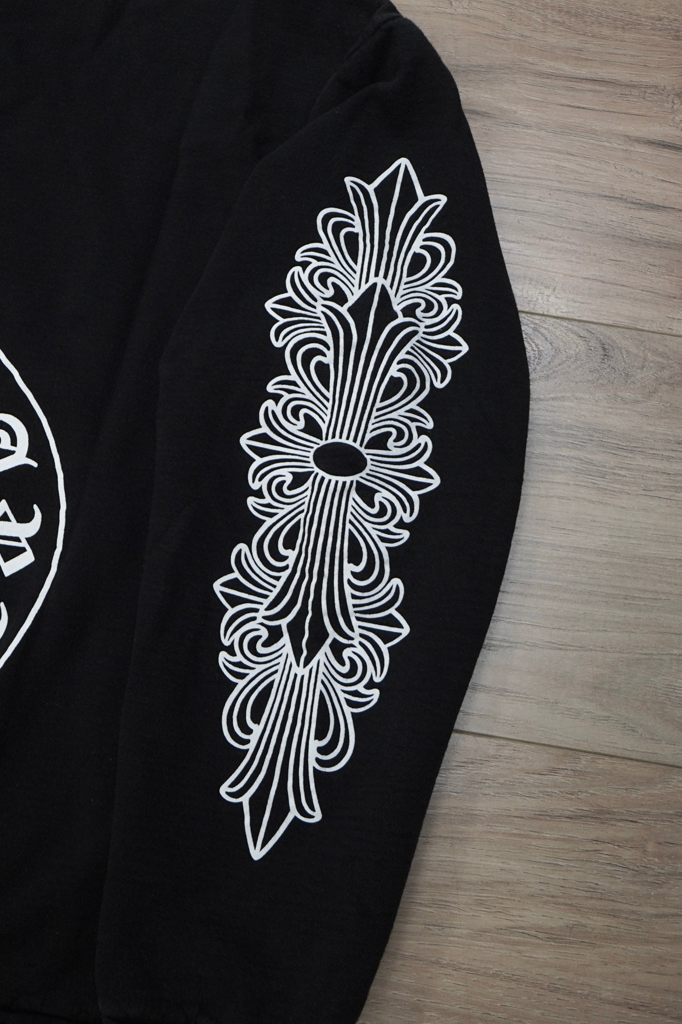 Chrome Hearts Horseshoe Floral Crewneck Sweatshirt