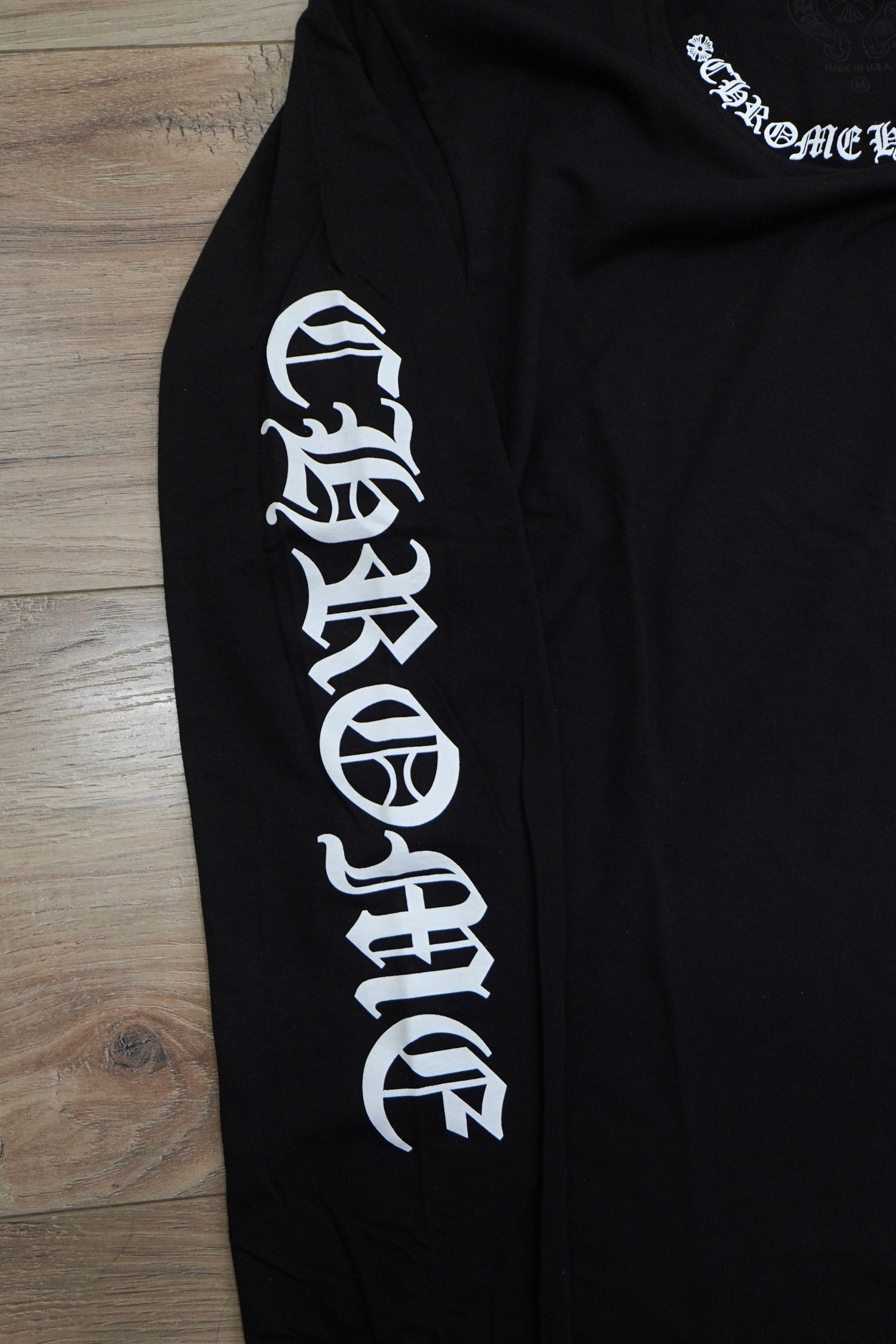 Chrome Hearts Neck Logo Black Long Sleeve