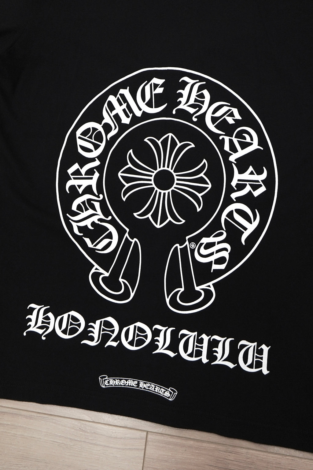Chrome Hearts Honolulu Exclusive Horseshoe Black T-Shirt