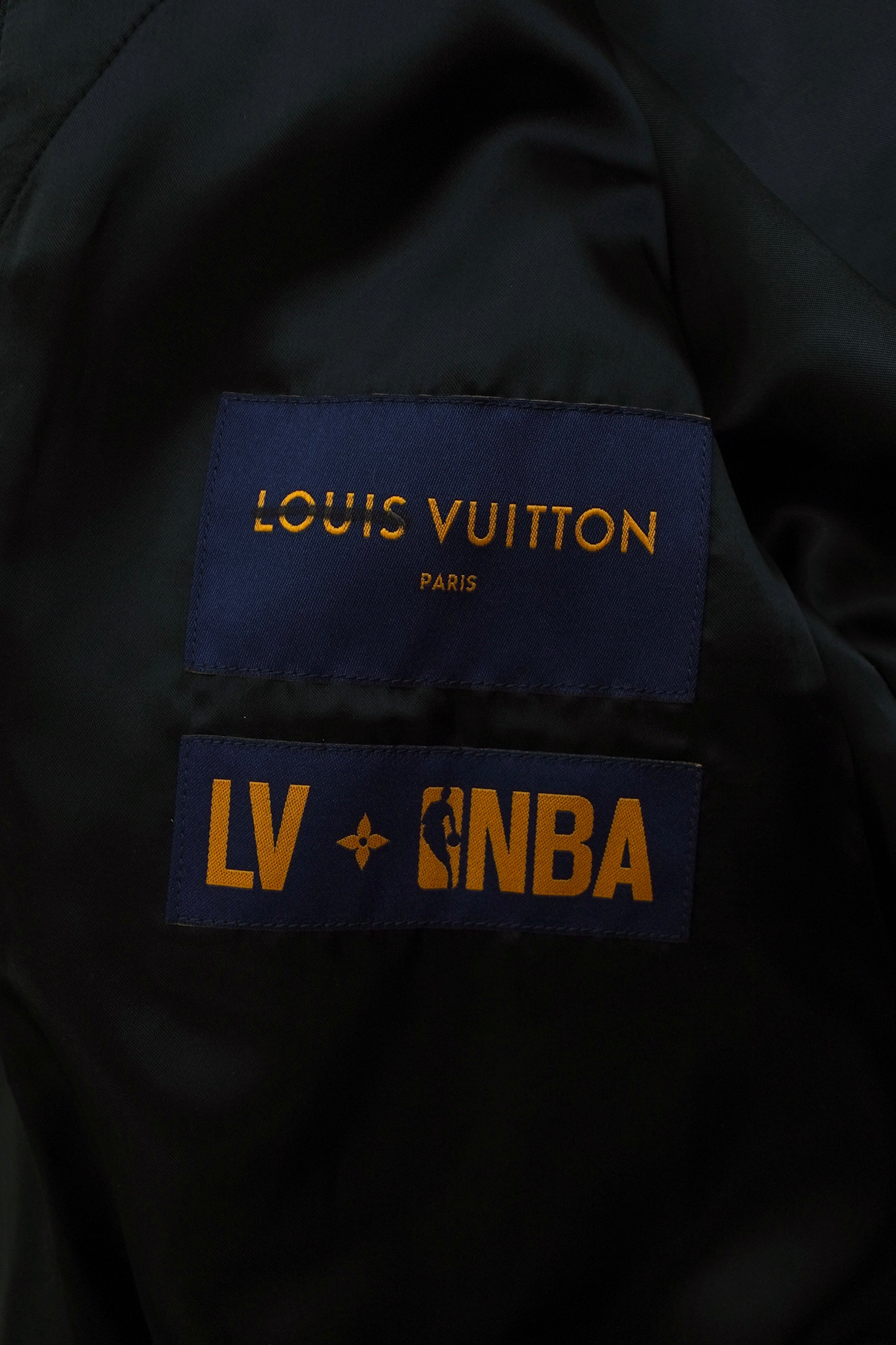 Louis Vuitton × NBA Logos Leather Hero Jacket