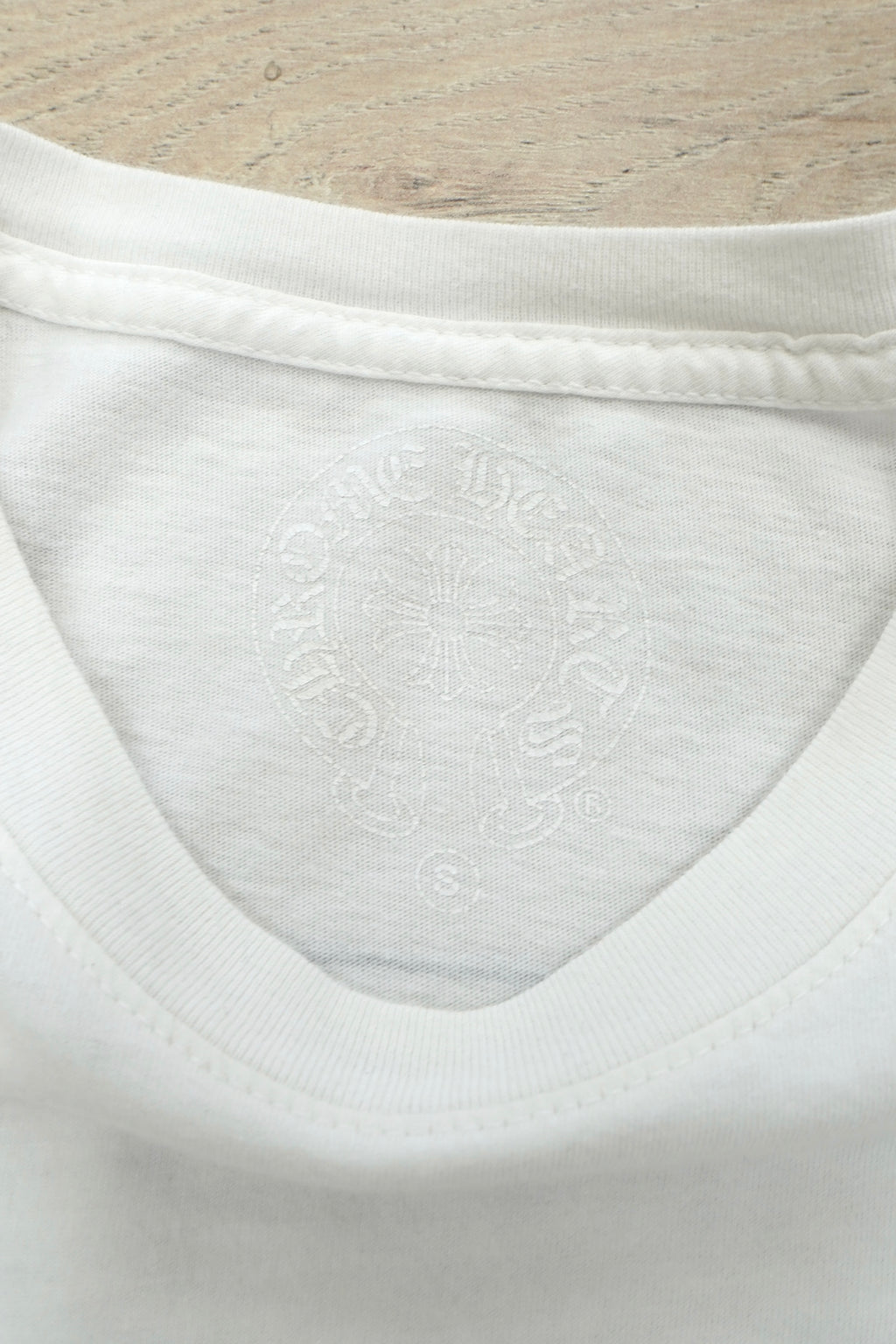 Chrome Hearts Scroll Logo FU Sleeve T-Shirt