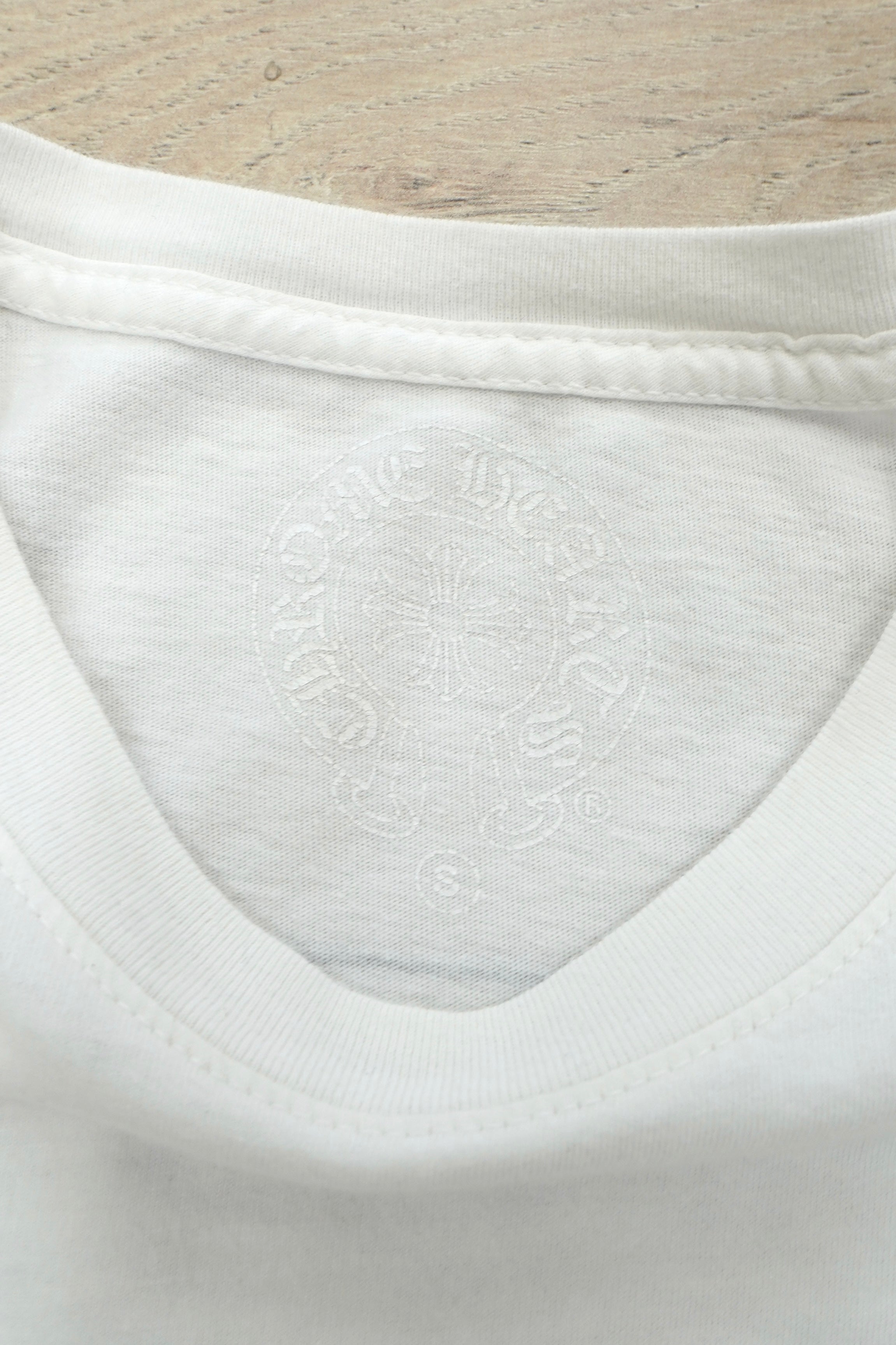 Chrome Hearts Scroll Logo FU Sleeve T-Shirt