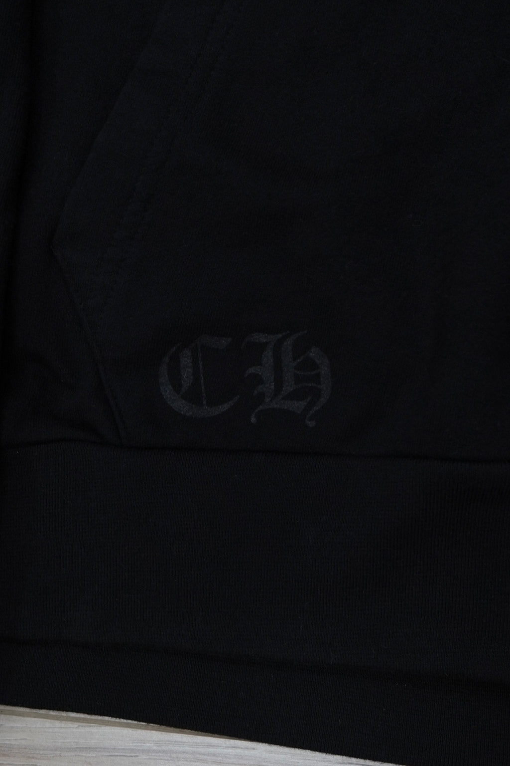 Chrome Hearts T Bar Floral Horseshoe Zip Up Hoodie