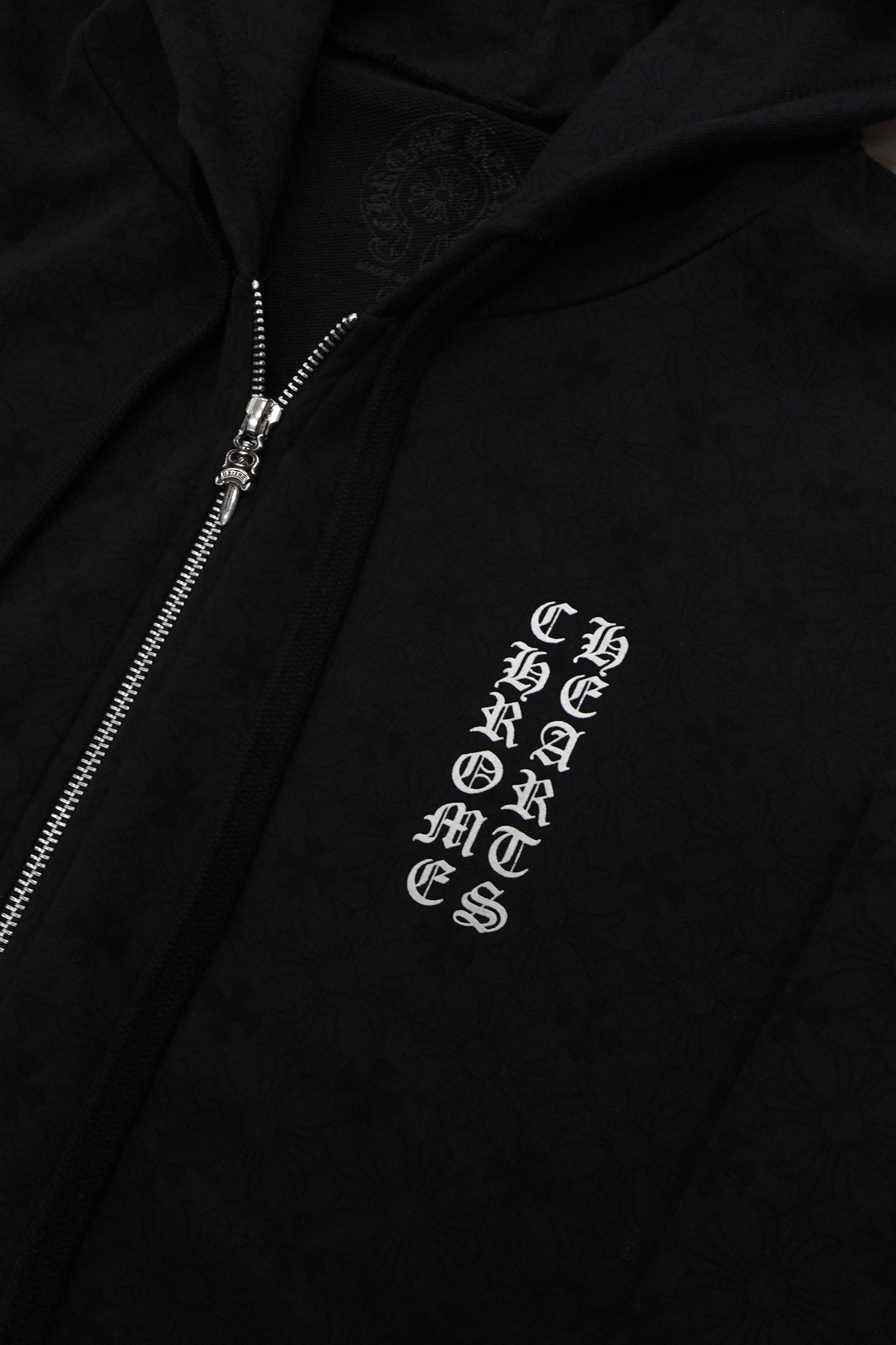 Chrome Hearts Monogram Horseshoe Zip Up Hoodie