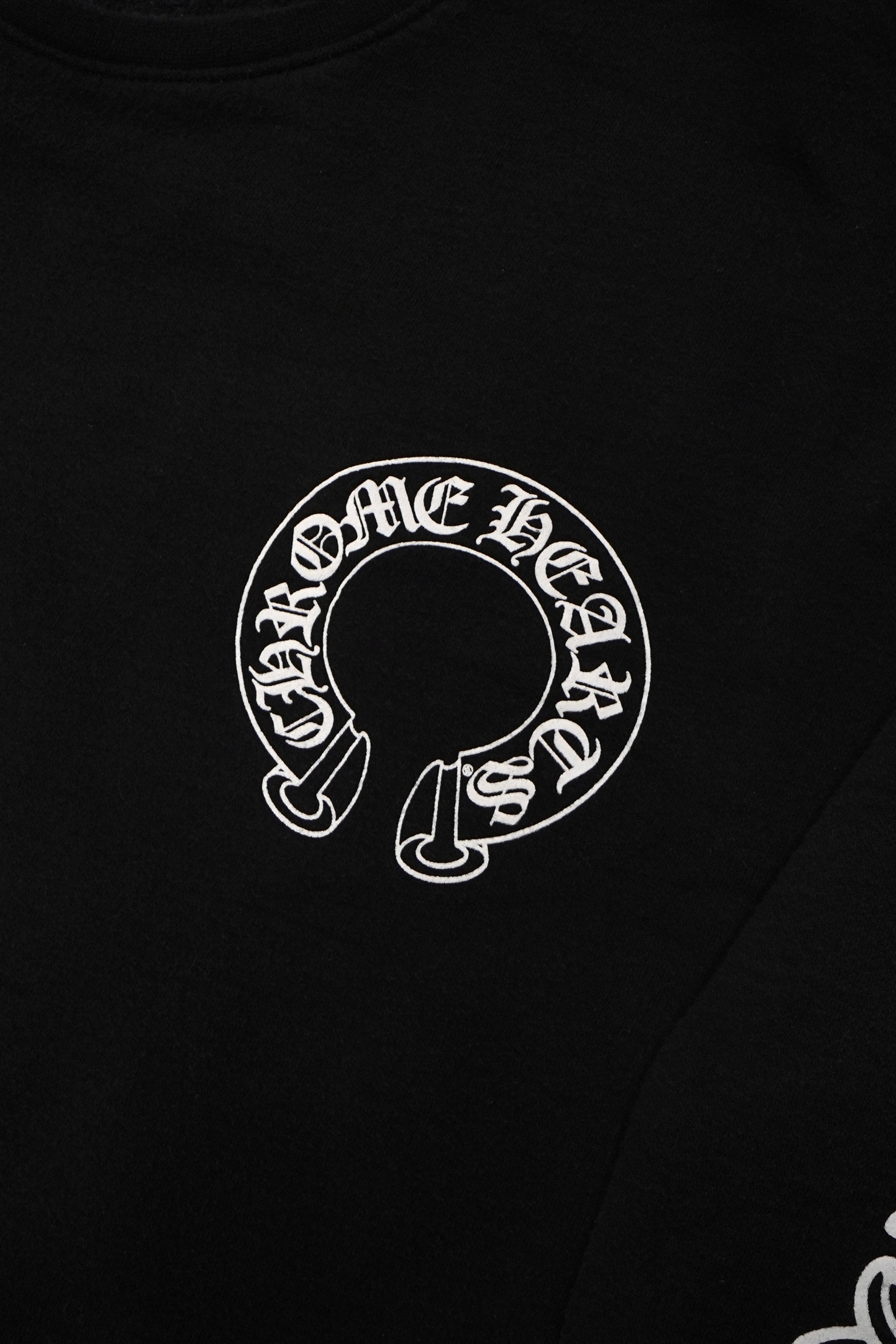 Chrome Hearts Horseshoe Floral Crewneck Sweatshirt
