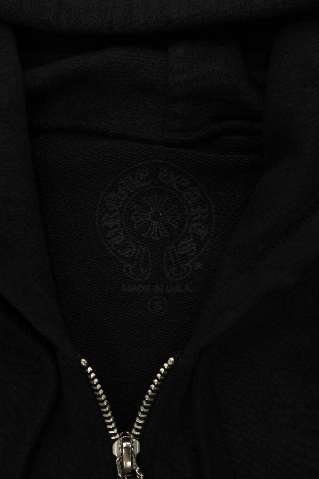 Chrome Hearts Monogram Horseshoe Zip Up Hoodie