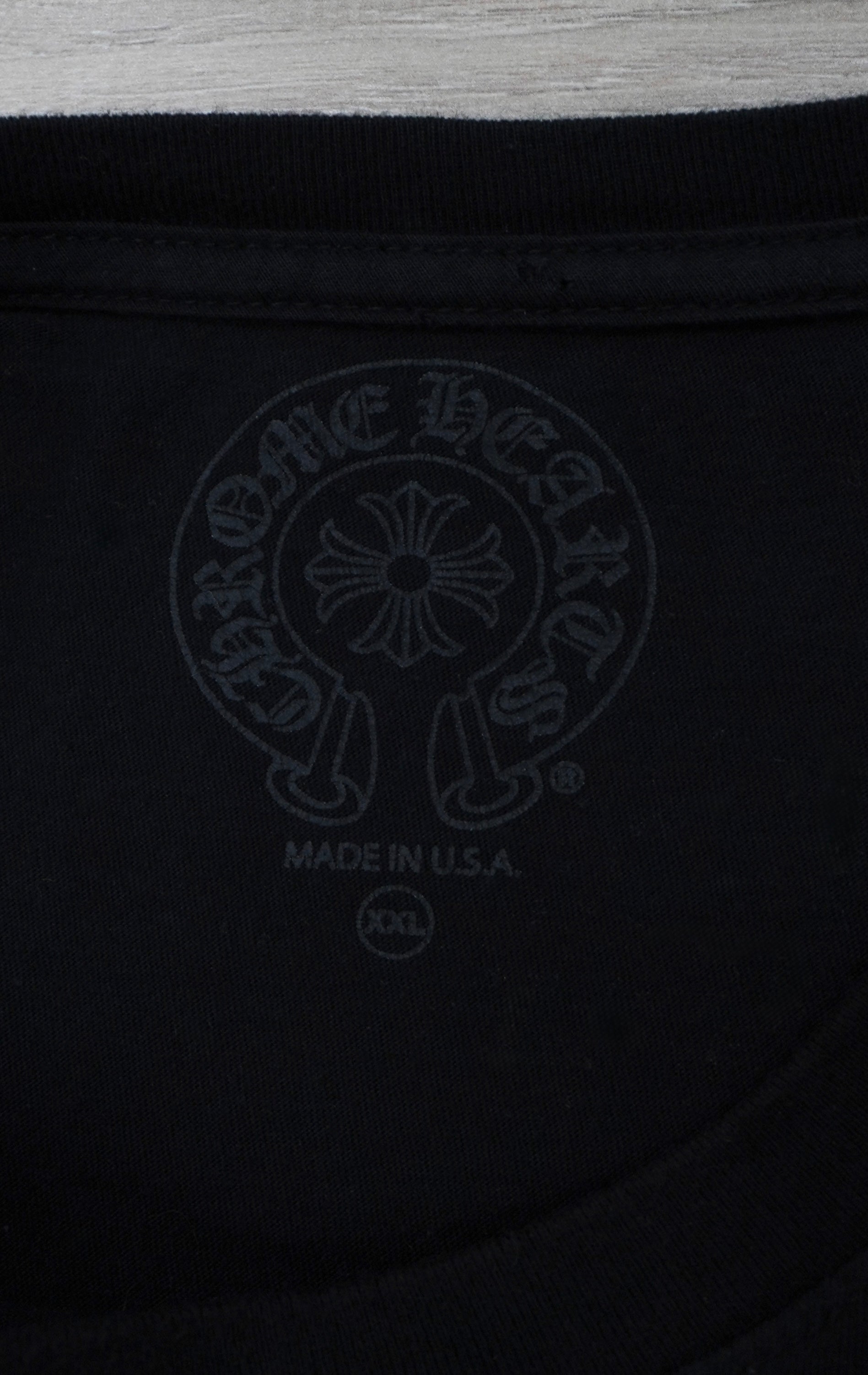 Chrome Hearts Paris Exclusive Horseshoe Black T-Shirt