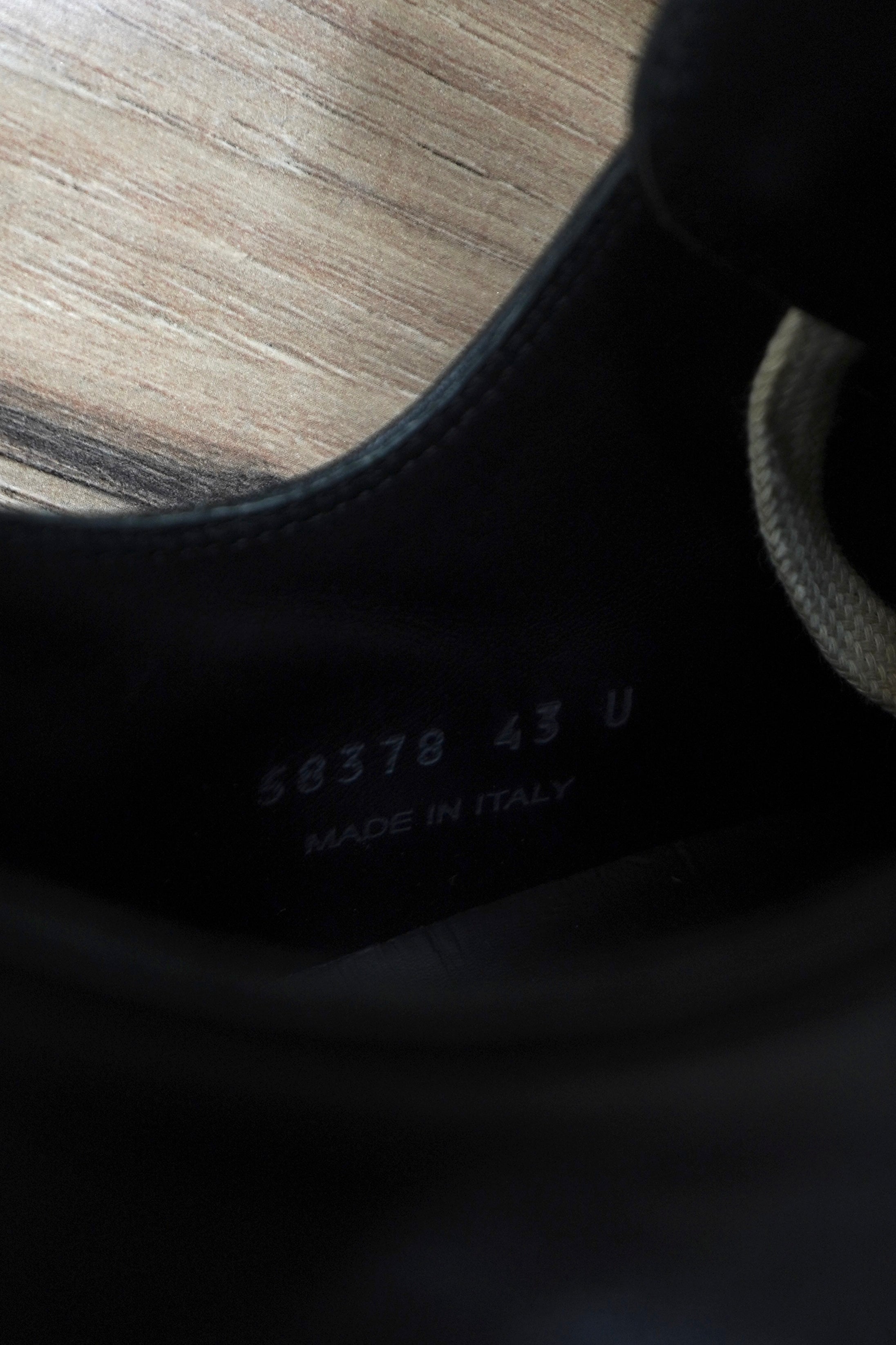 Rick Owens Scarpe Pelle Low Sneakers