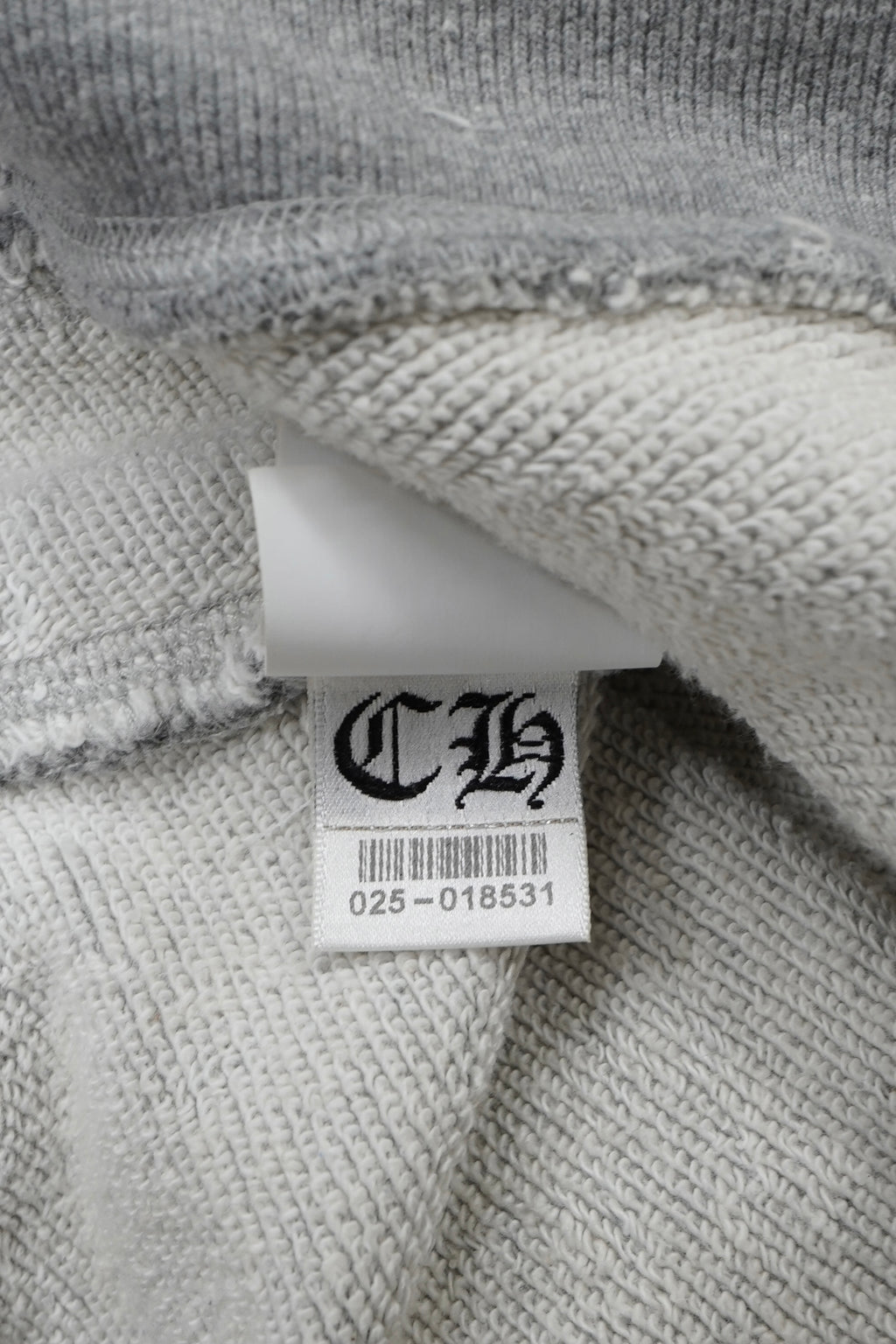 Chrome Hearts Plus Cross Patch Grey Hoodie