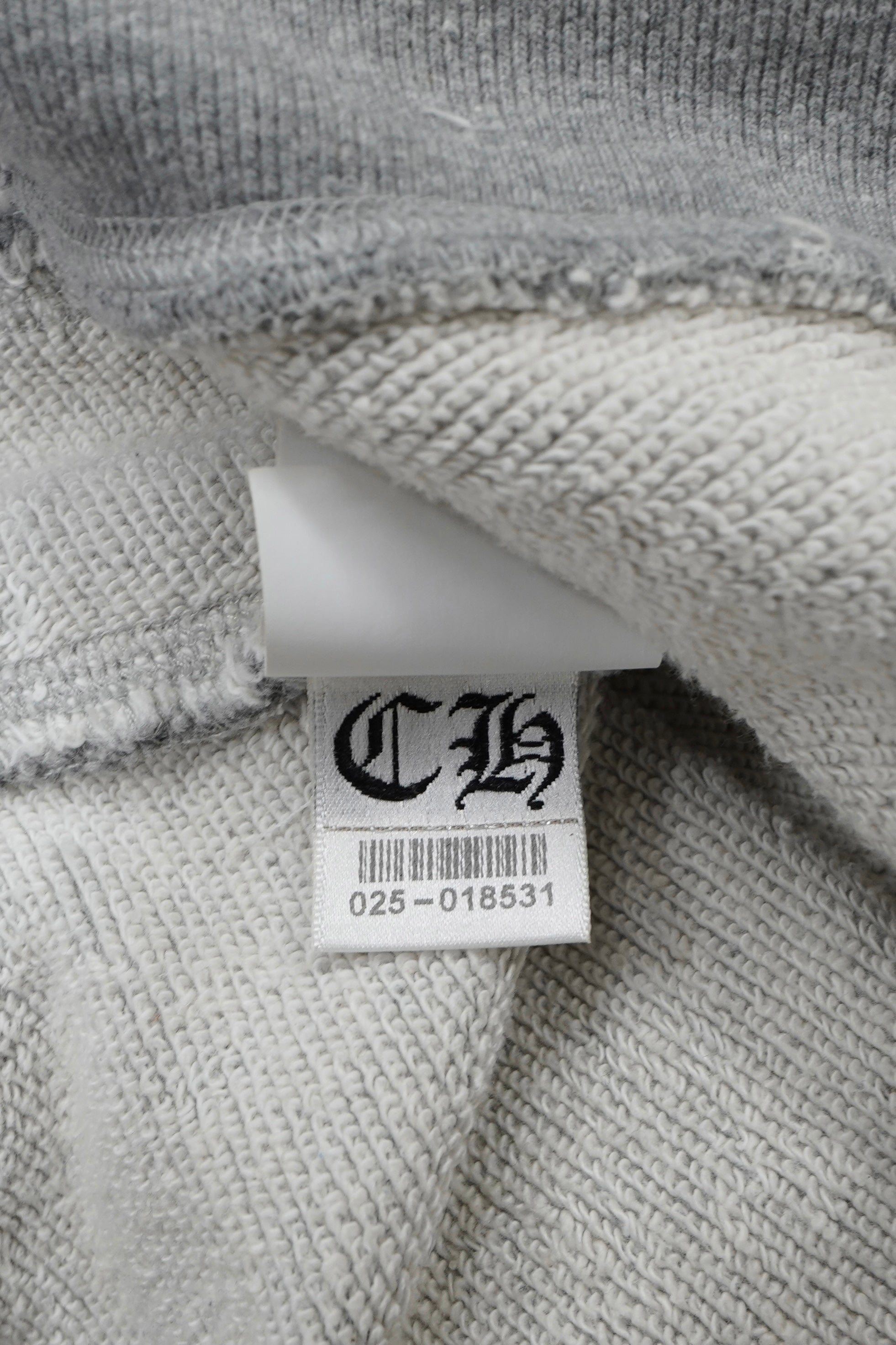 Chrome Hearts Plus Cross Patch Grey Hoodie