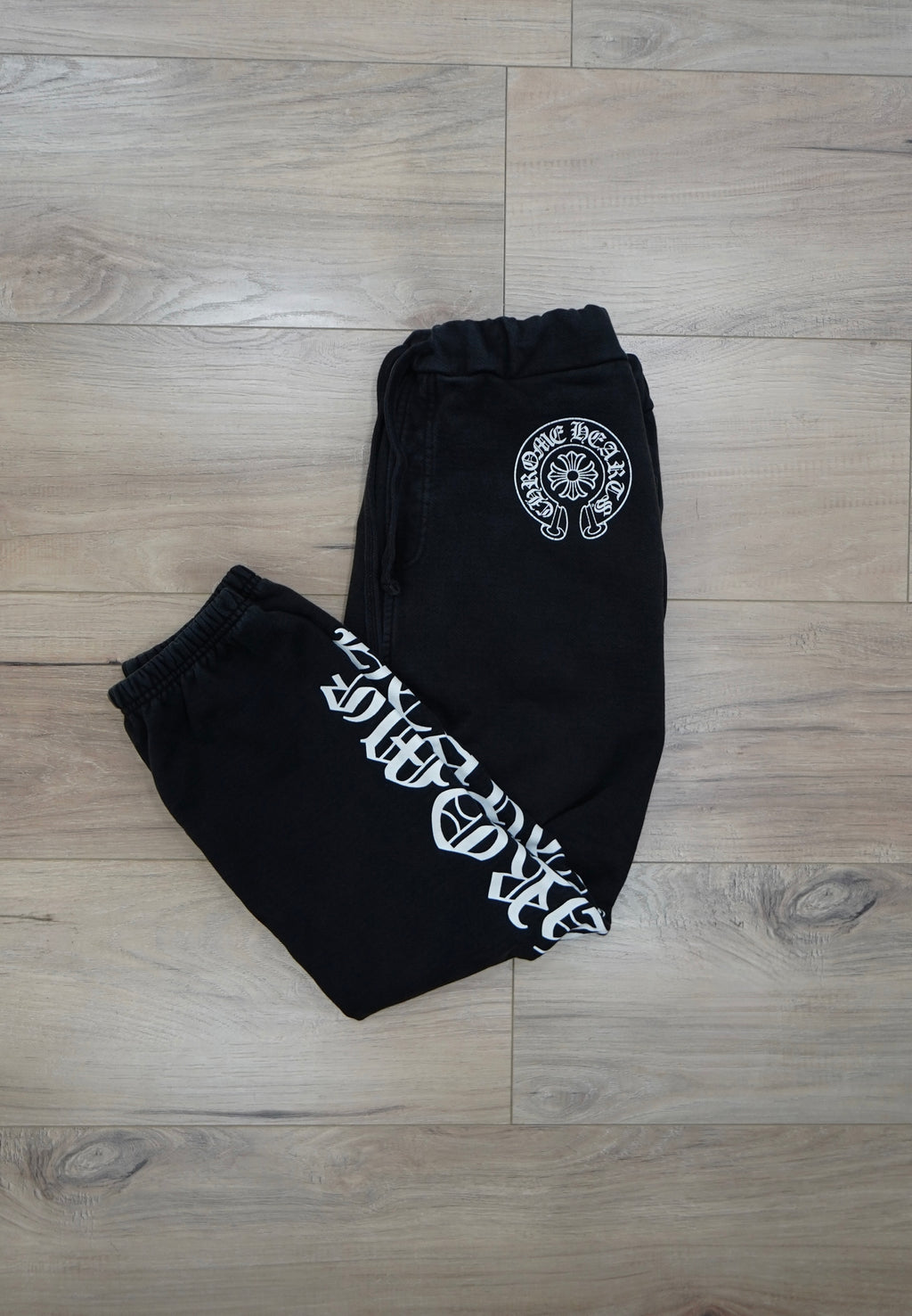 Chrome Hearts Horseshoe Logo Black Sweatpants