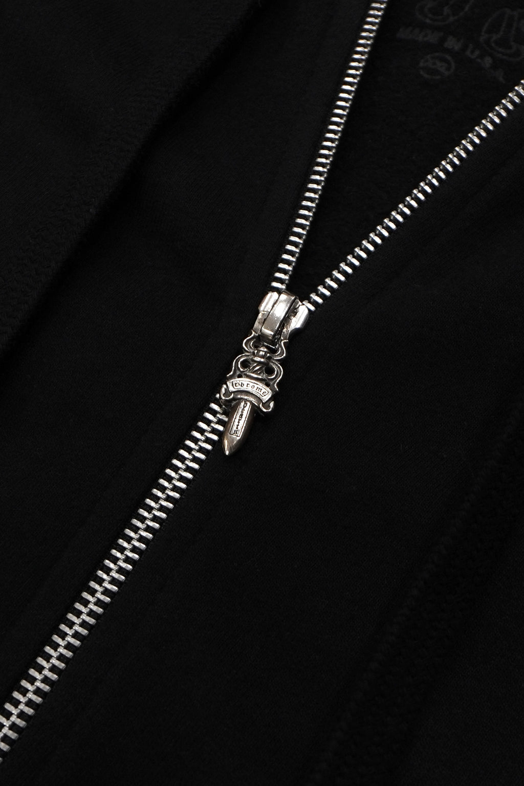 Chrome Hearts T Bar Floral Horseshoe Zip Up Hoodie