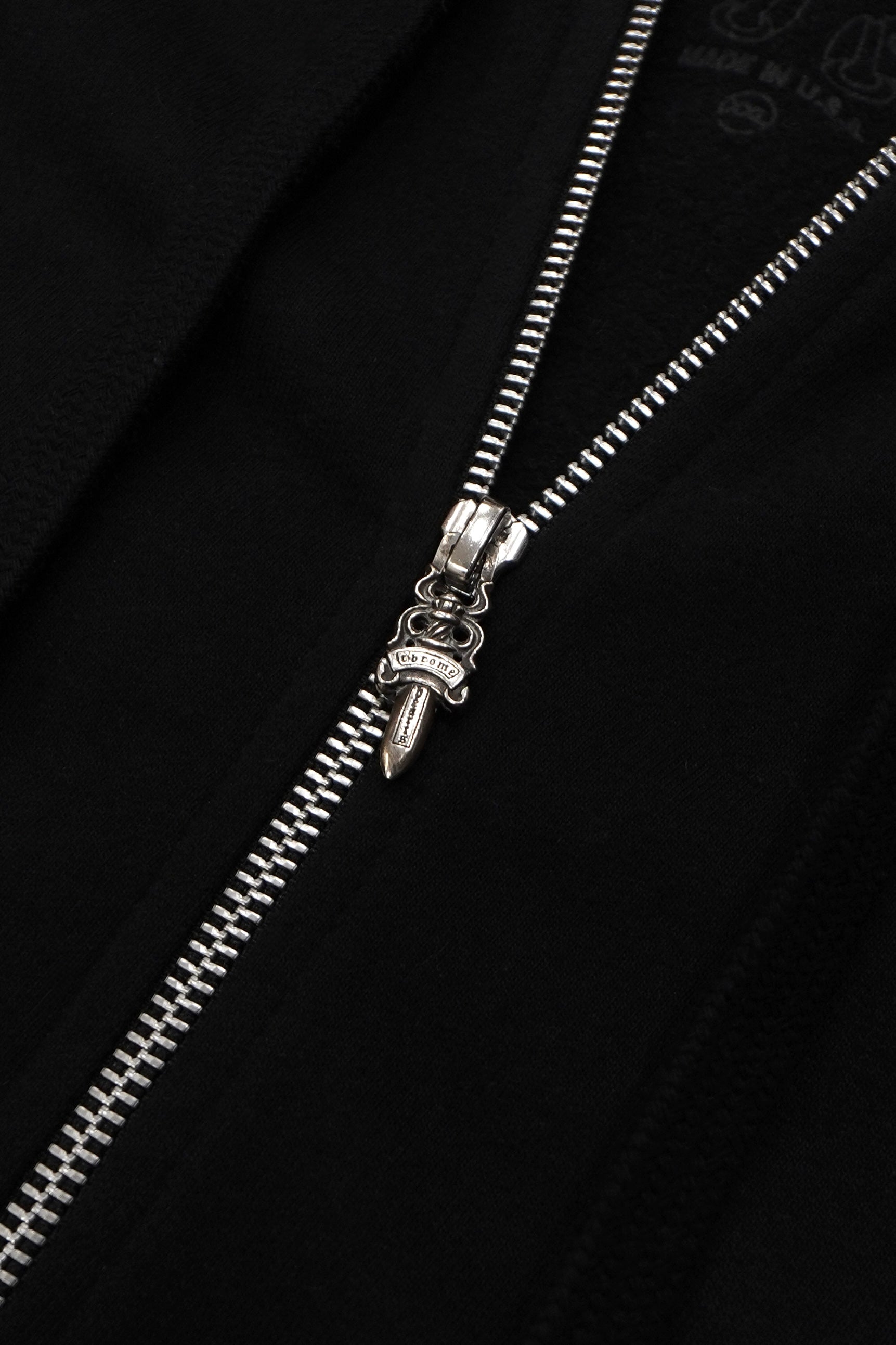 Chrome Hearts T Bar Floral Horseshoe Zip Up Hoodie