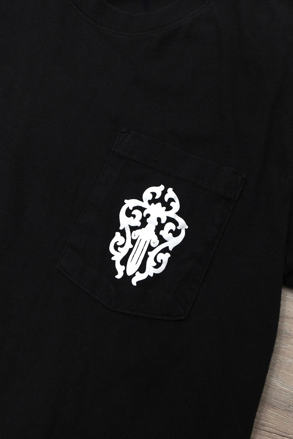 Chrome Hearts Vine Dagger Vertical Logo Mash Up T-Shirt