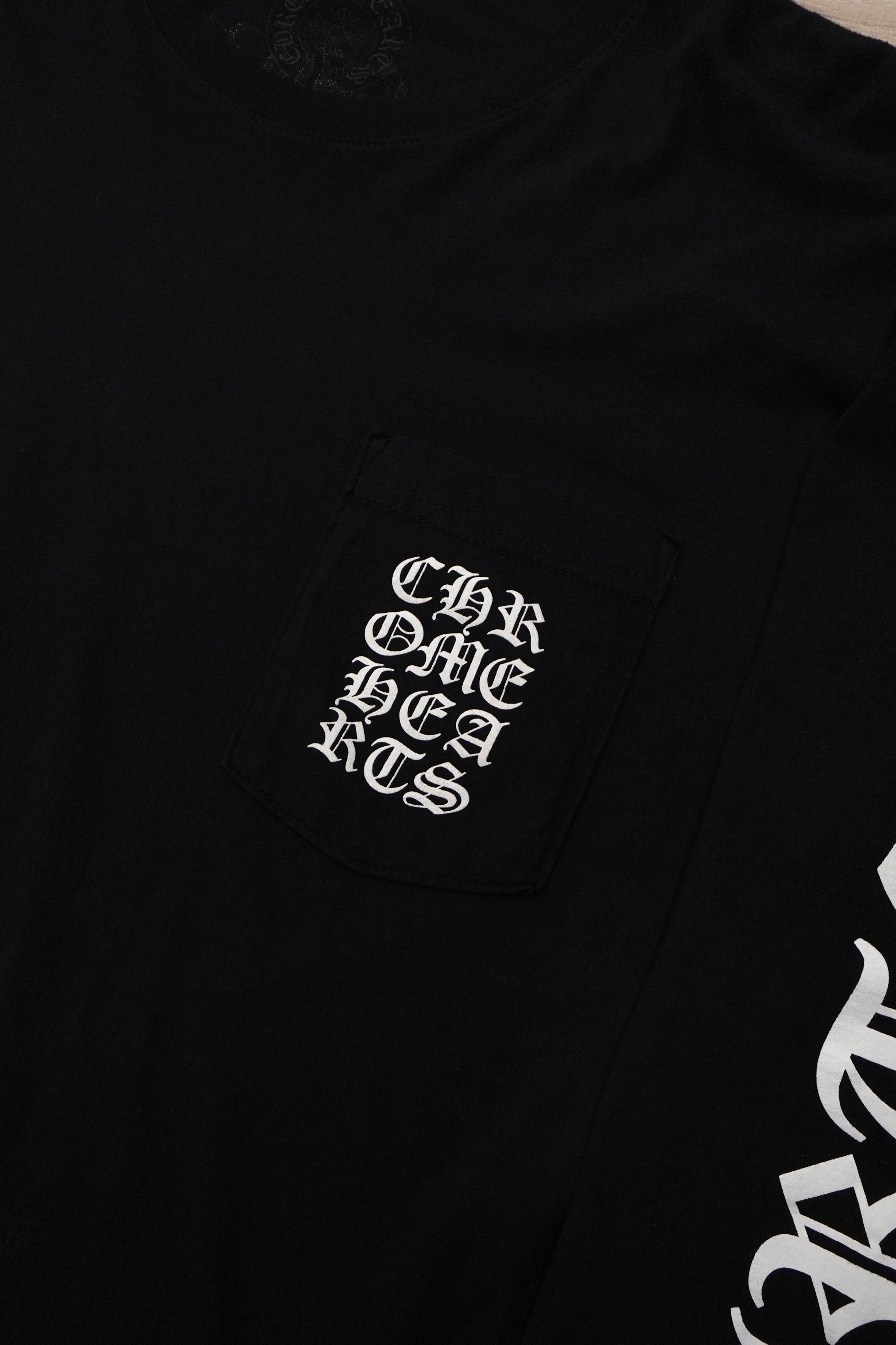Chrome Hearts Script Logo Black Long-Sleeve
