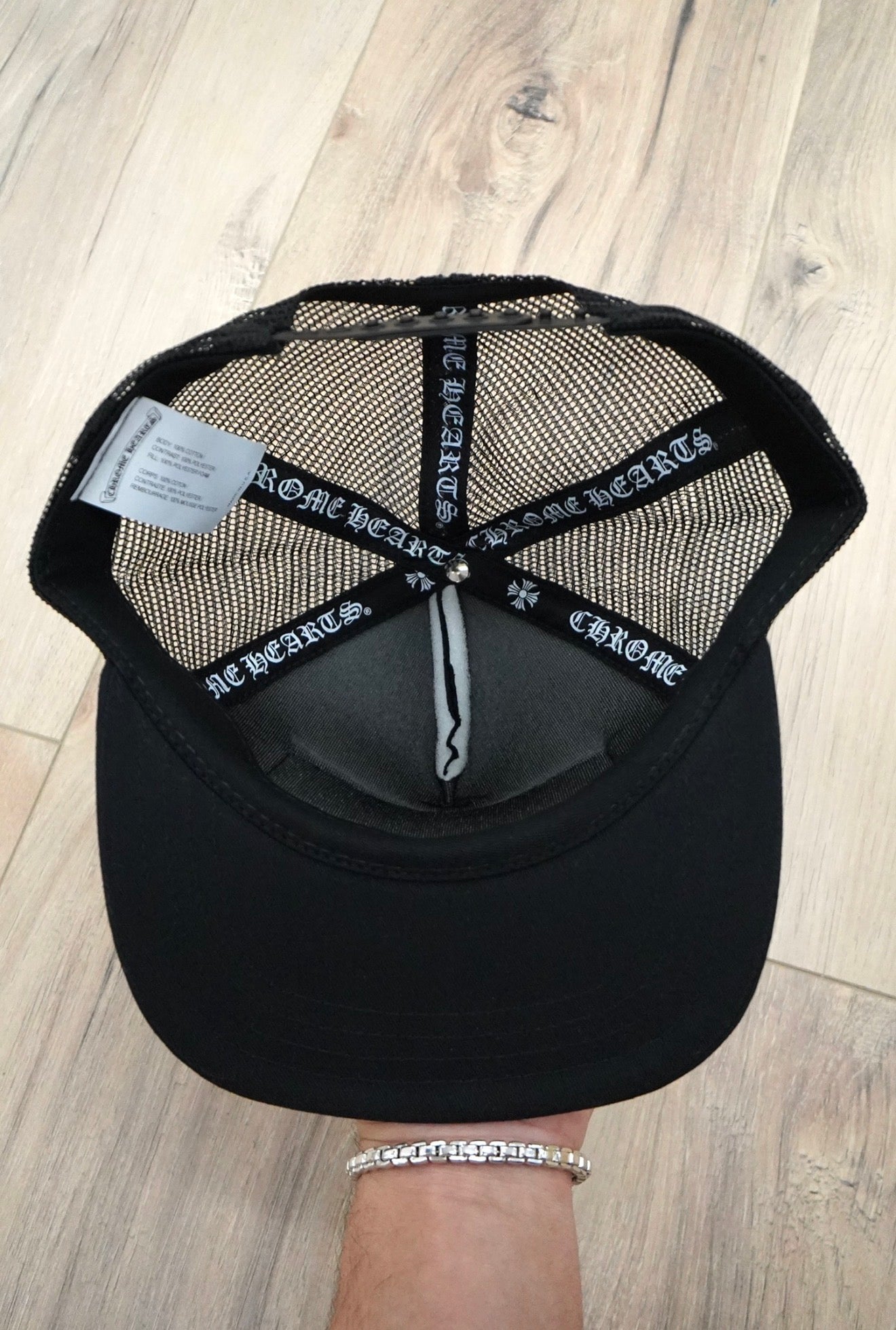  Chrome Hearts Black Trucker Hat 'Las Vegas' Exclusive