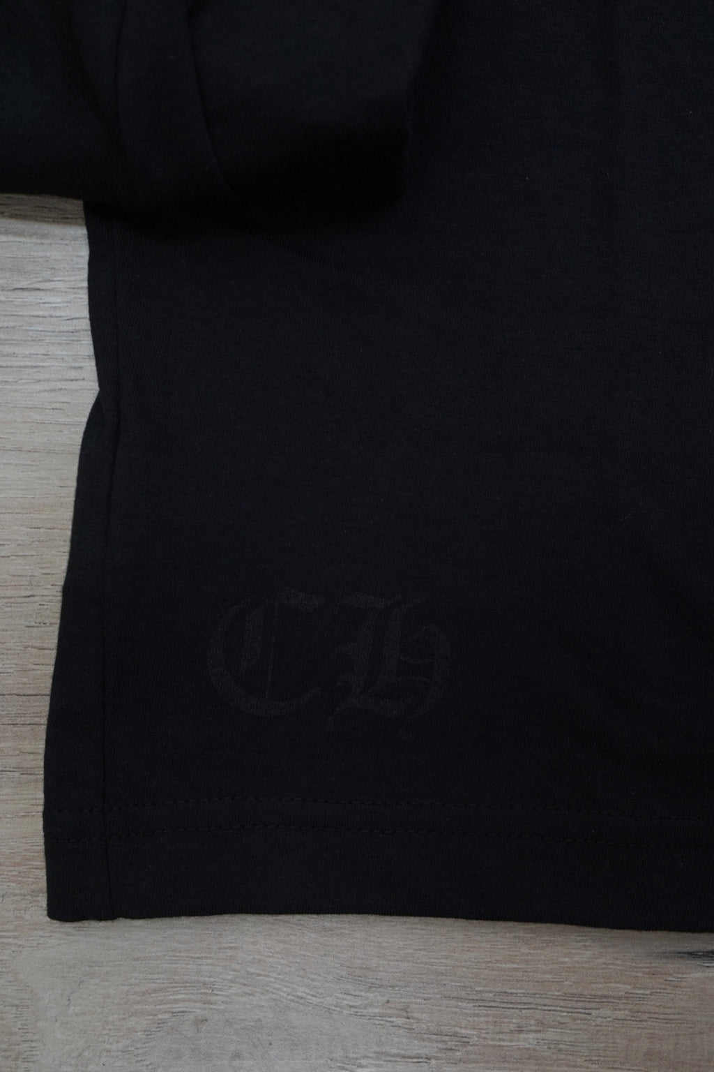 Chrome Hearts Neck Logo Black Long Sleeve