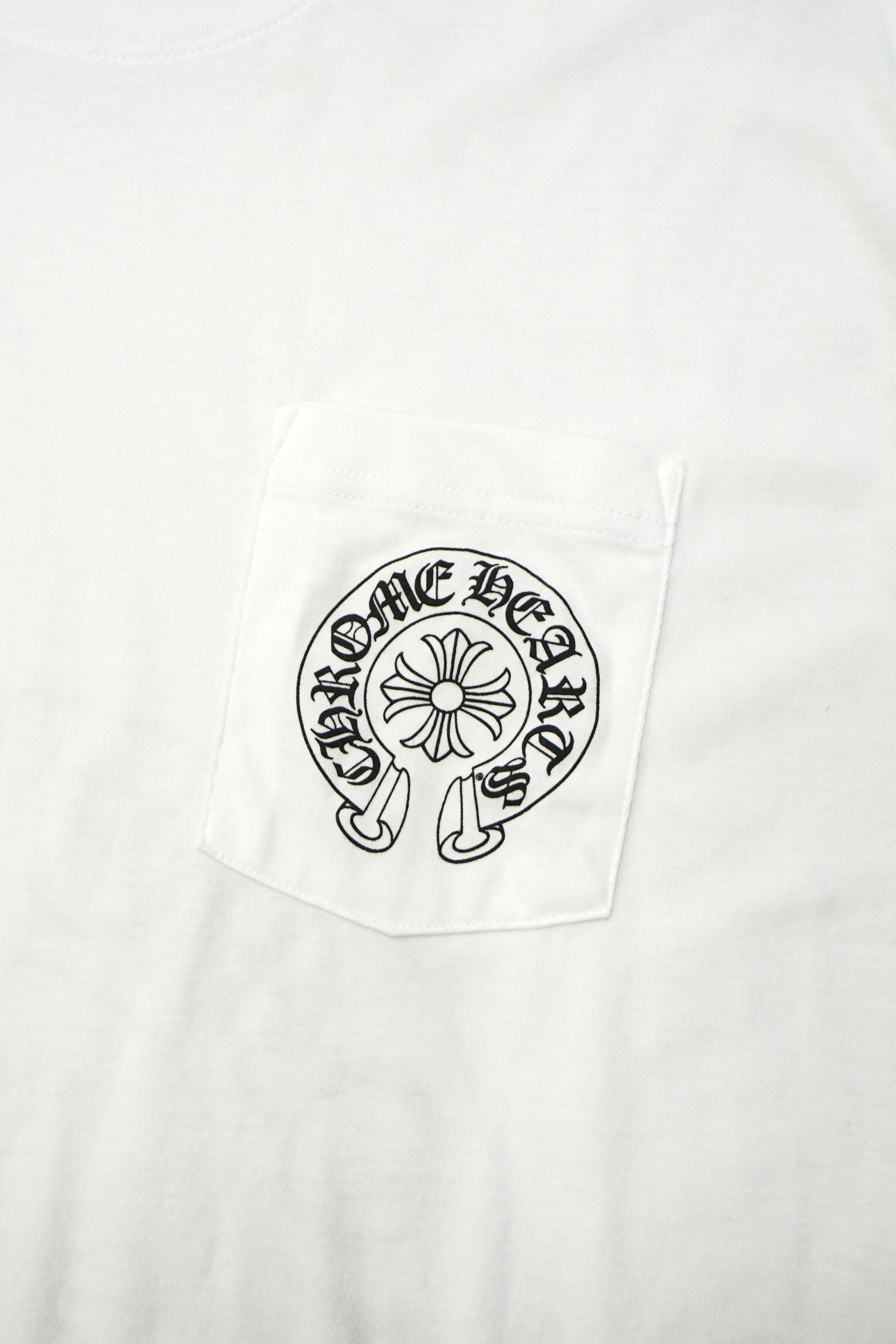 Chrome Hearts Miami Exclusive Horseshoe White T-Shirt