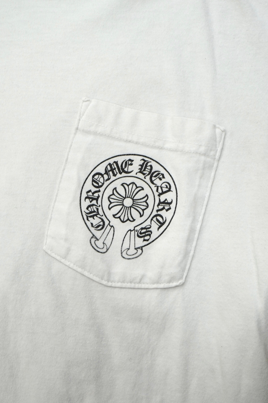 Chrome Hearts Miami Exclusive Horseshoe White T-Shirt