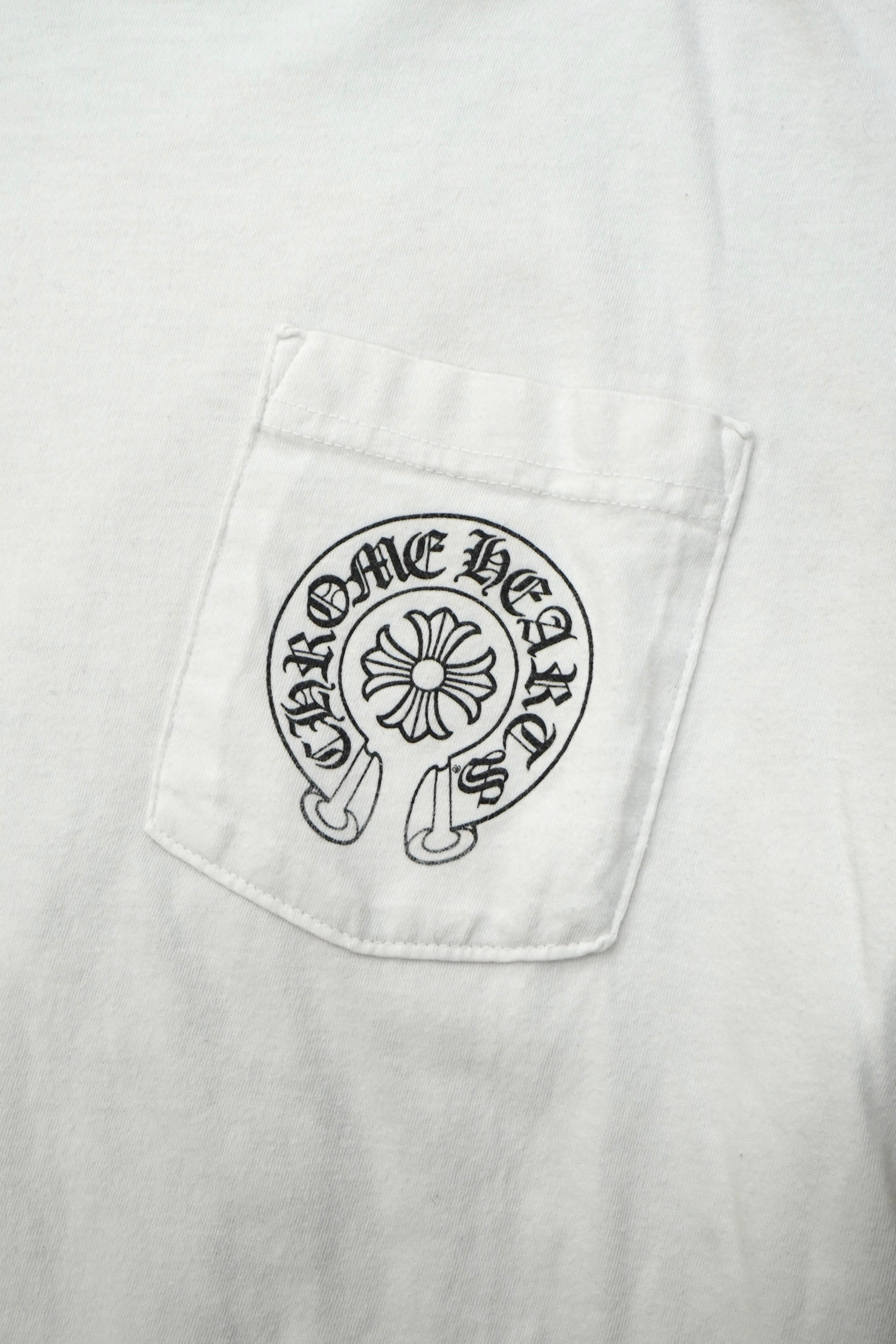 Chrome Hearts Miami Exclusive Horseshoe White T-Shirt