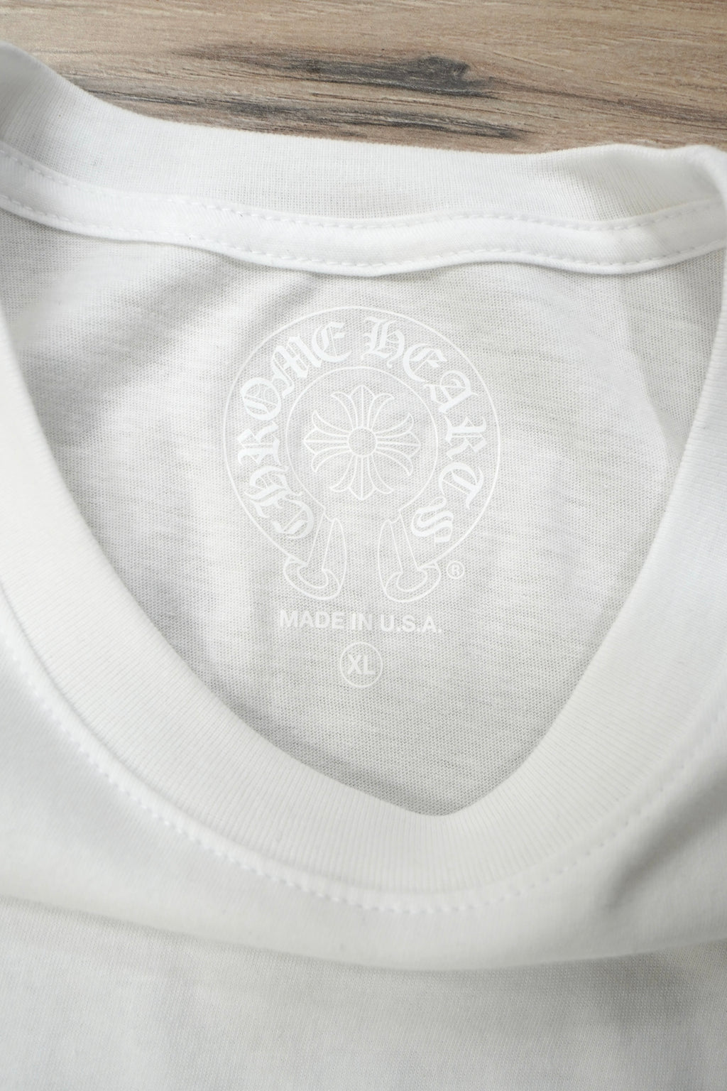 Chrome Hearts Miami Exclusive Horseshoe White T-Shirt