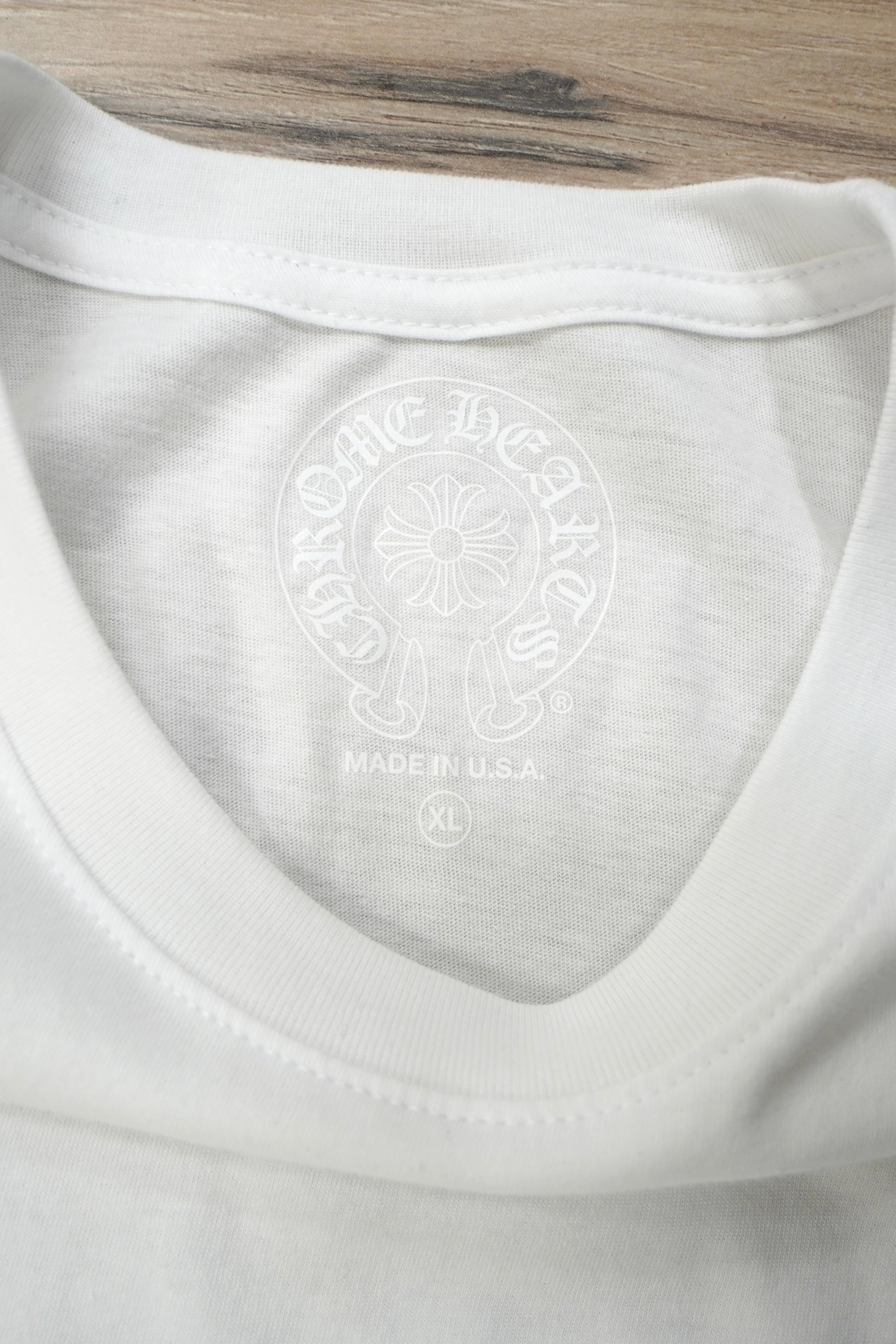 Chrome Hearts Miami Exclusive Horseshoe White T-Shirt