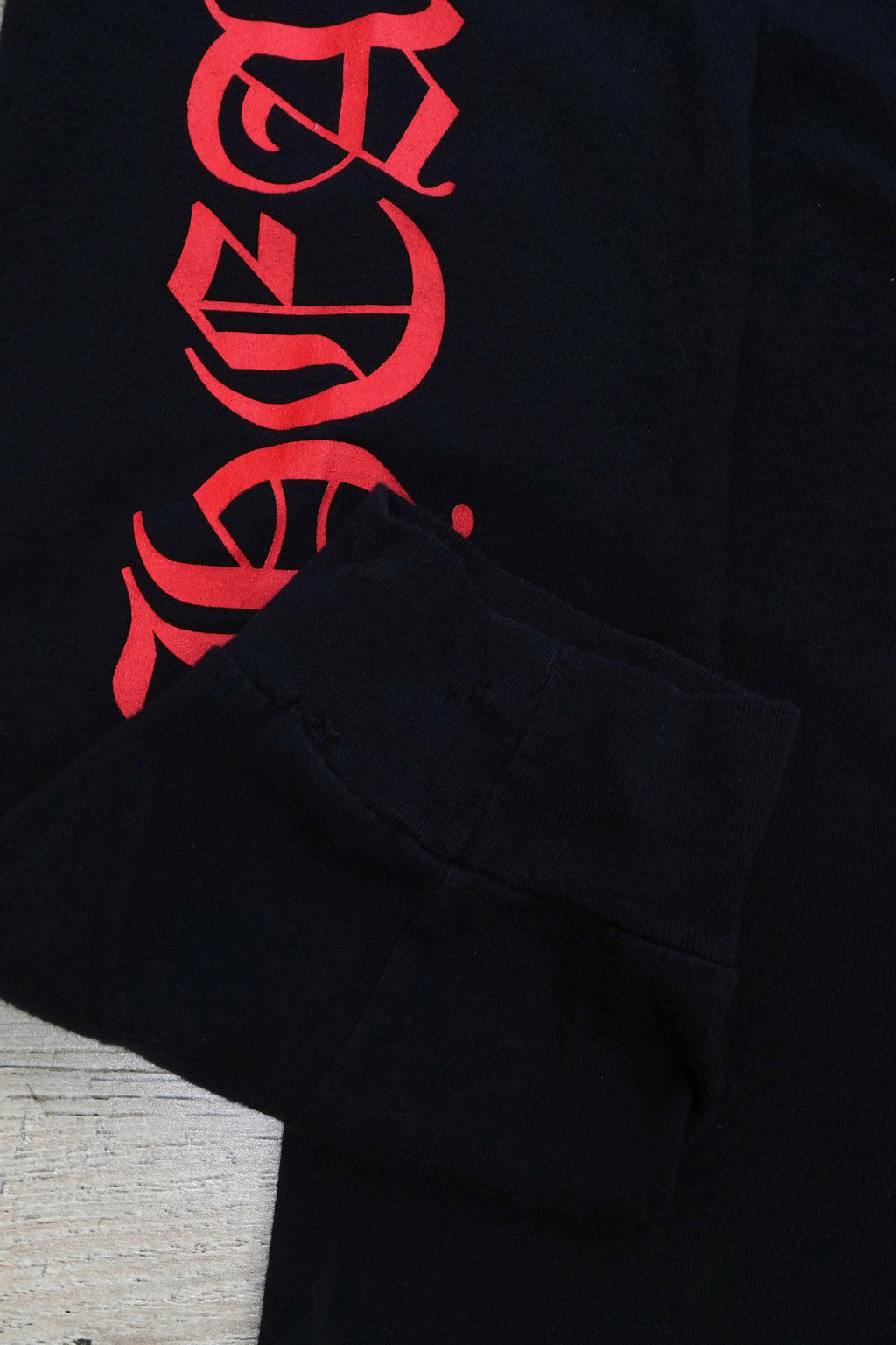 Chrome Hearts Made In Hollywood Red Plus Cross Long-Sleeve