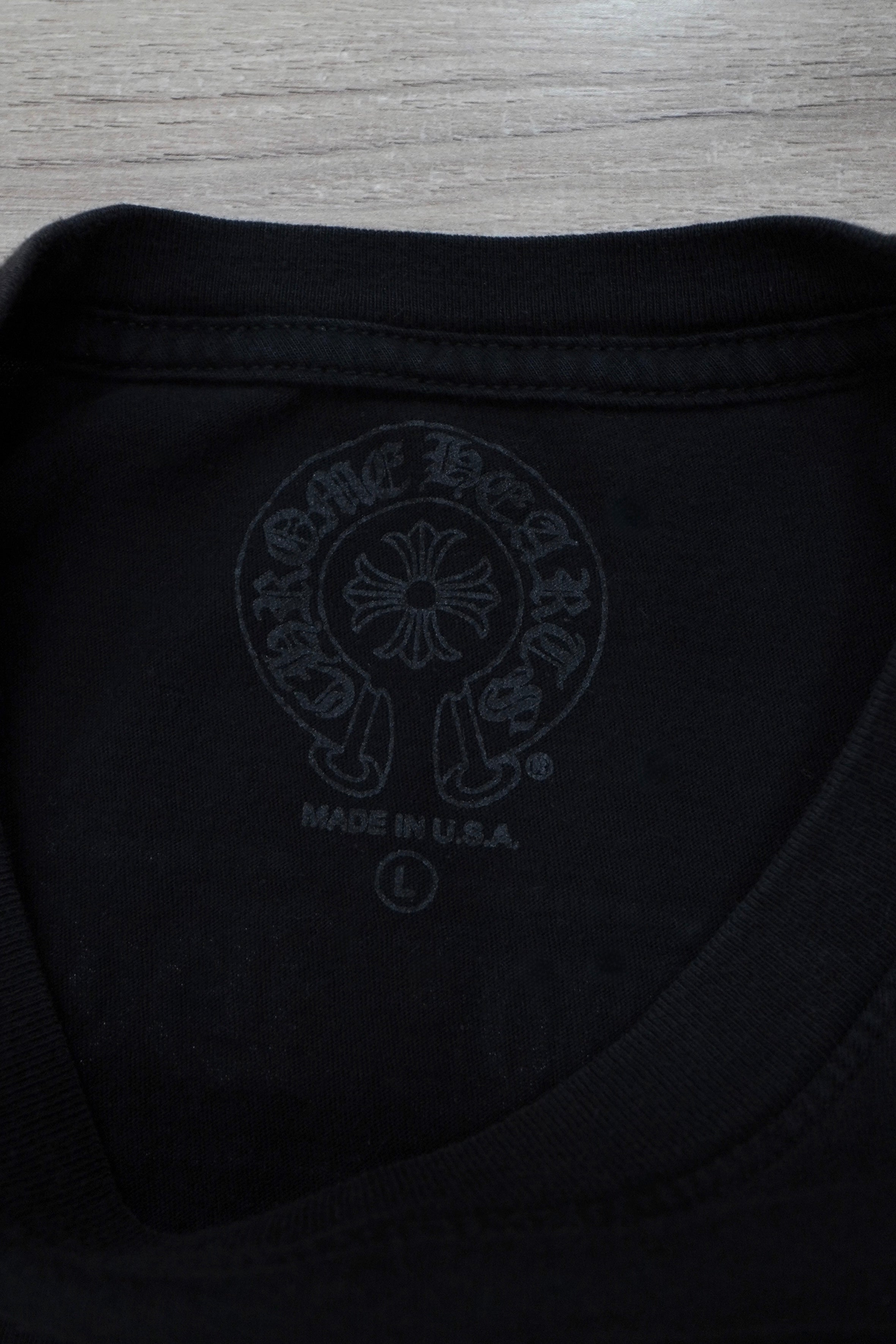Chrome Hearts Tokyo Exclusive Scroll Logo T-Shirt 