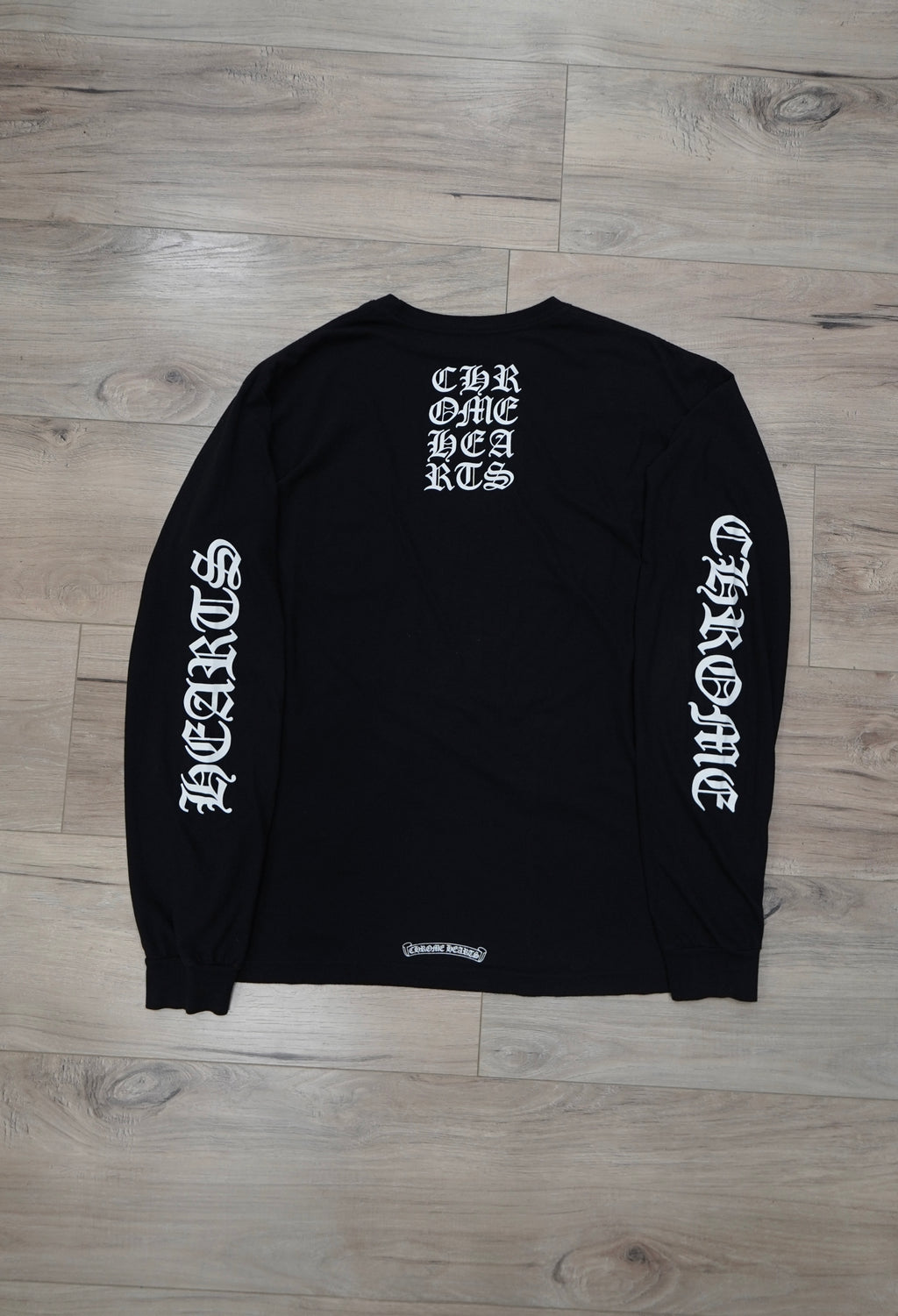 Chrome Hearts Script Logo Black Long-Sleeve