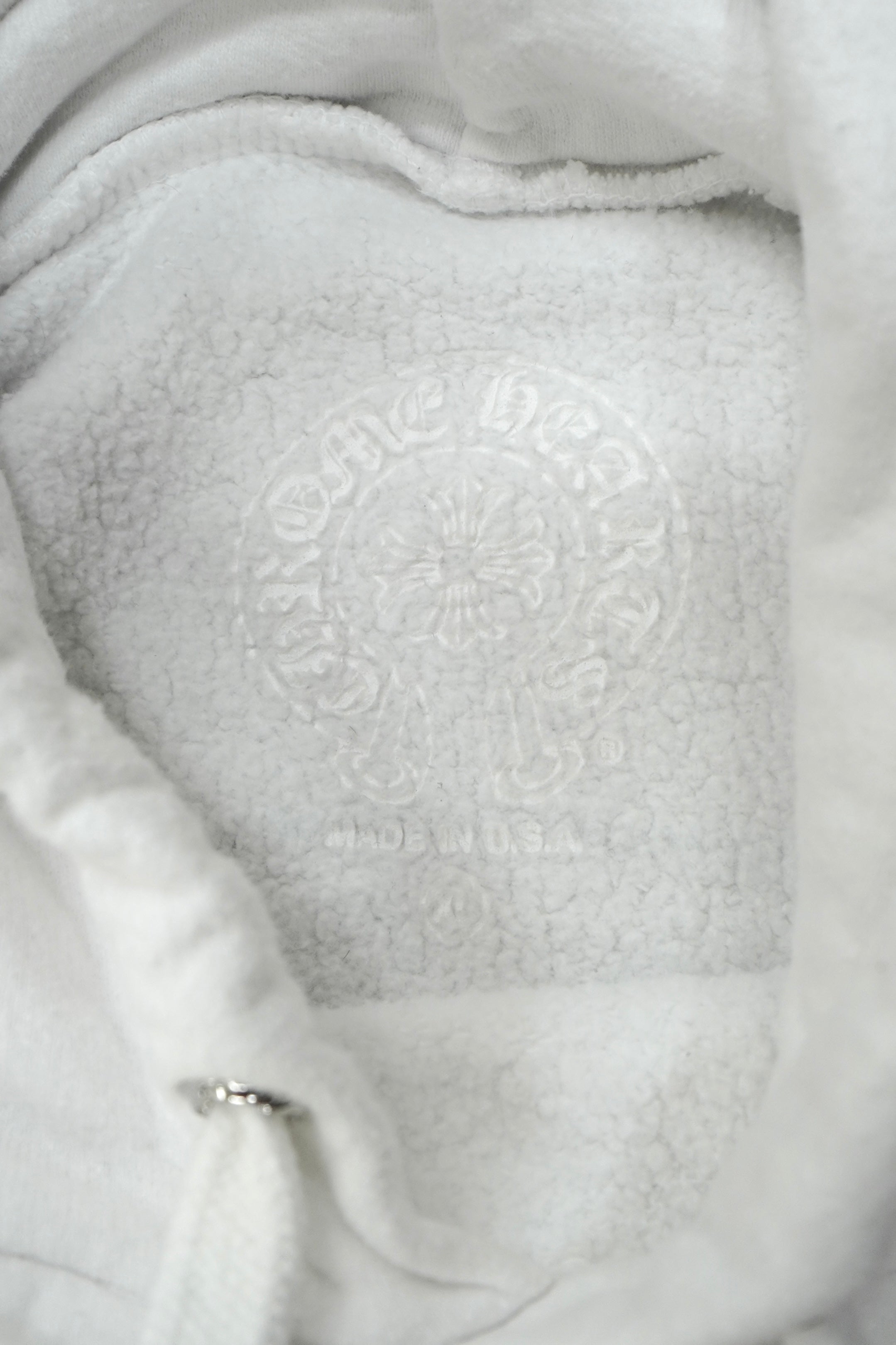 Chrome Hearts Horseshoe Floral White Hoodie
