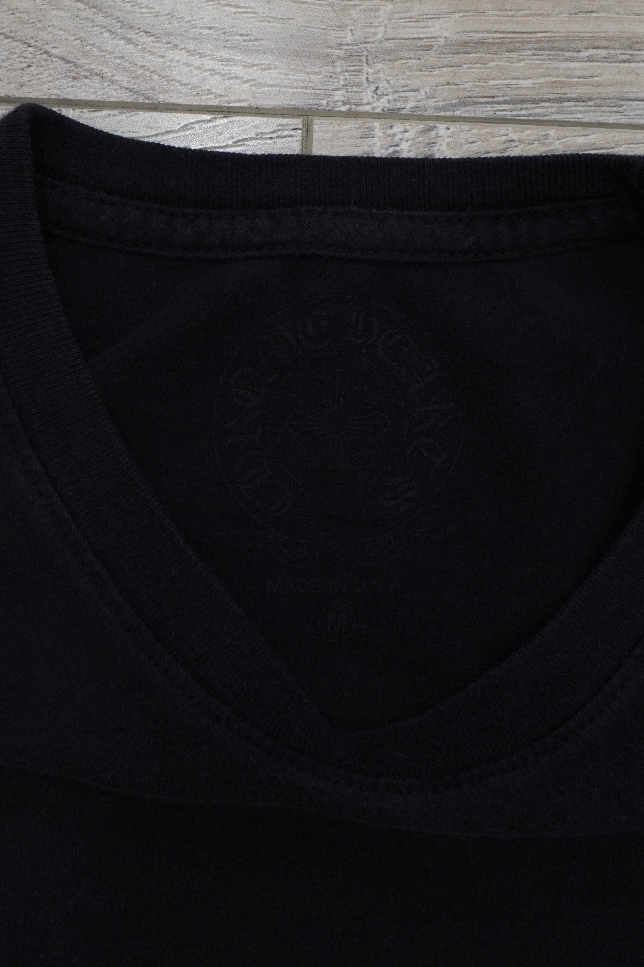 Chrome Hearts Blue Triple Cross Logo T-Shirt