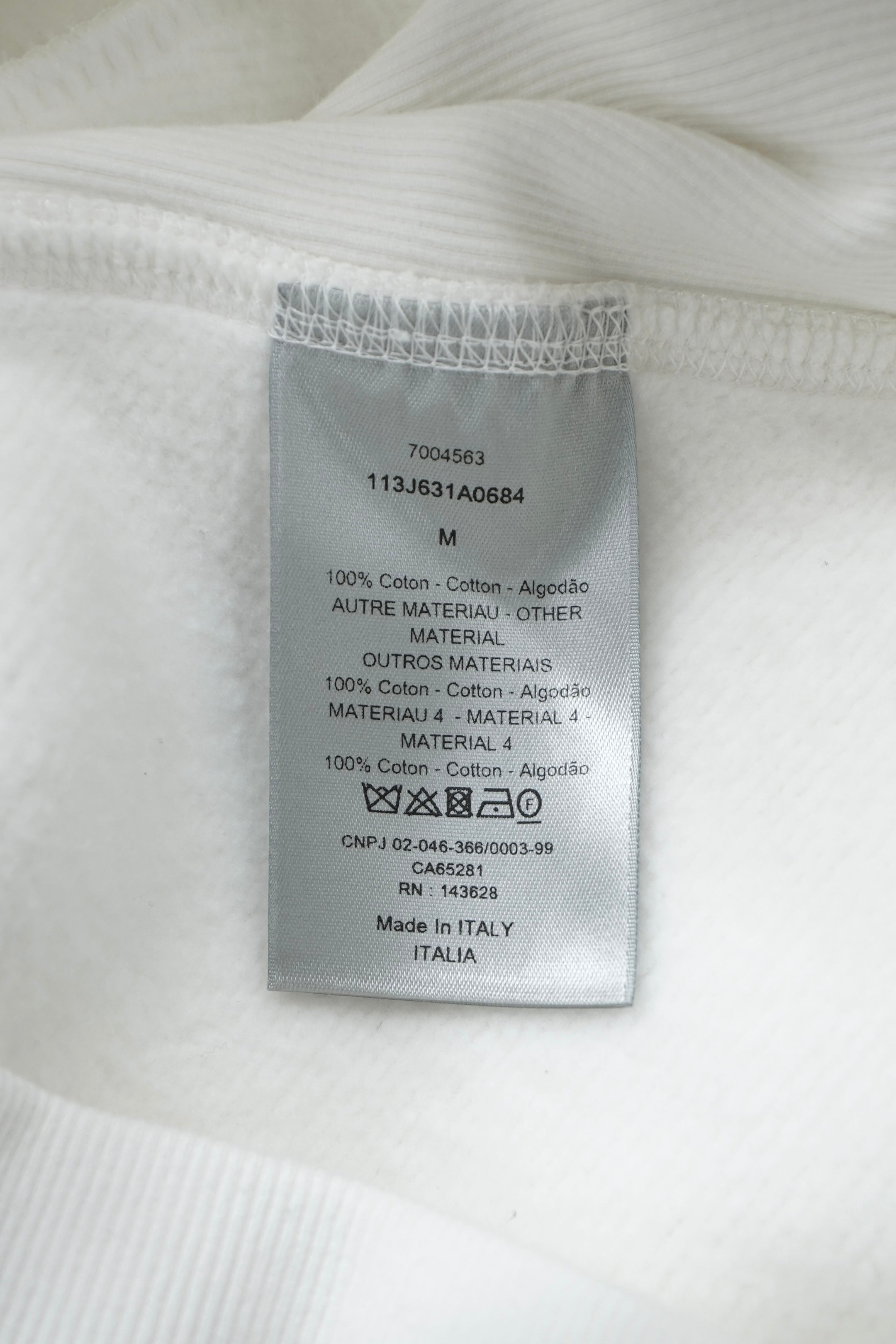 Dior All Over Monogram White Hoodie