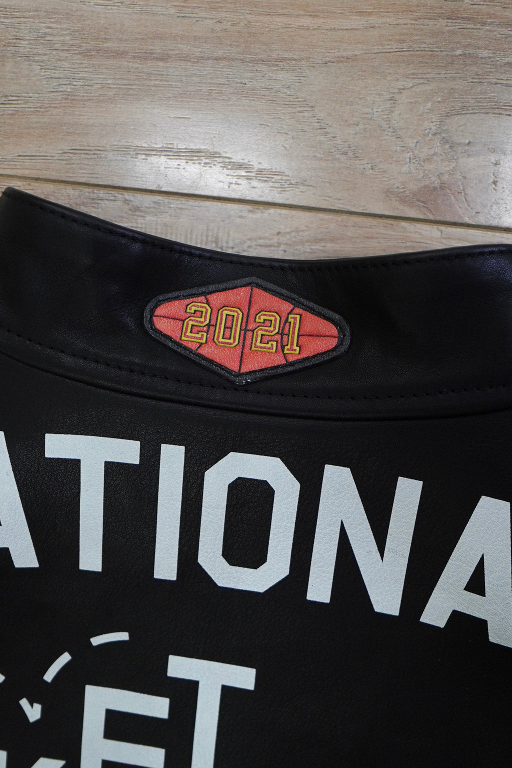 Louis Vuitton × NBA Logos Leather Hero Jacket