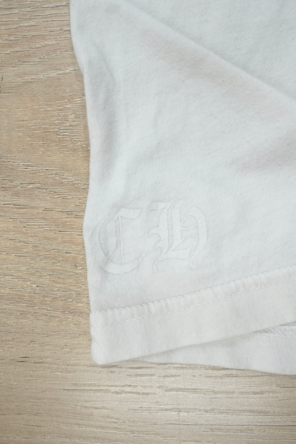 Chrome Hearts Miami Exclusive Horseshoe White T-Shirt