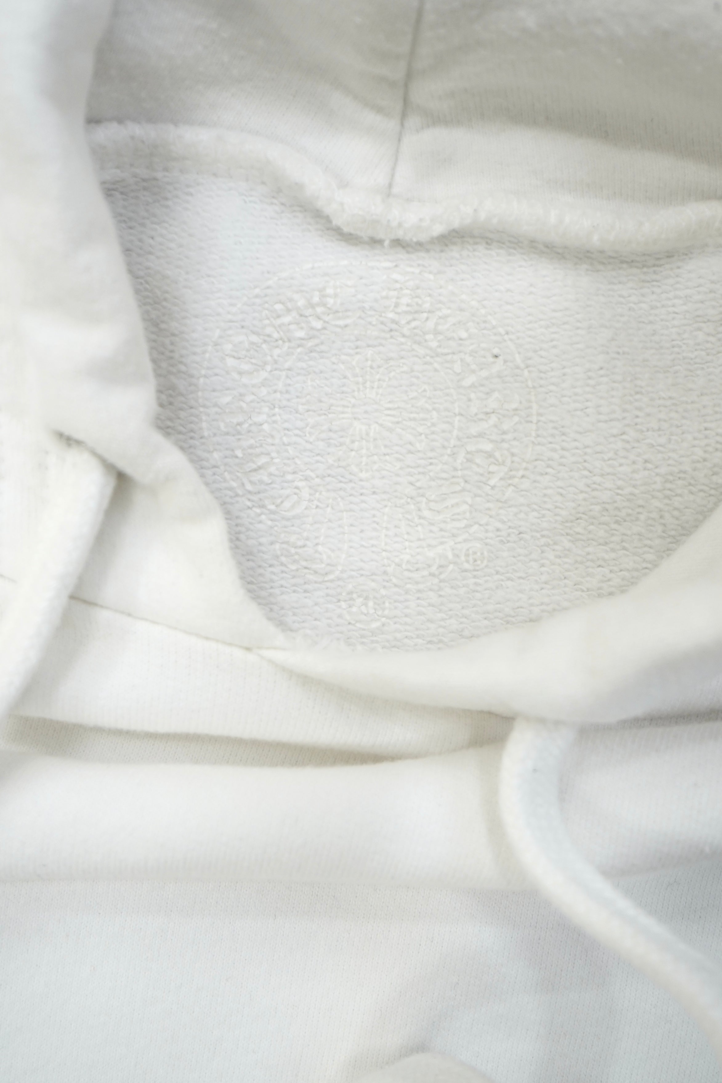 Chrome Hearts Vertical Logo White Hoodie