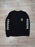 Chrome Hearts Script Logo Black Long-Sleeve
