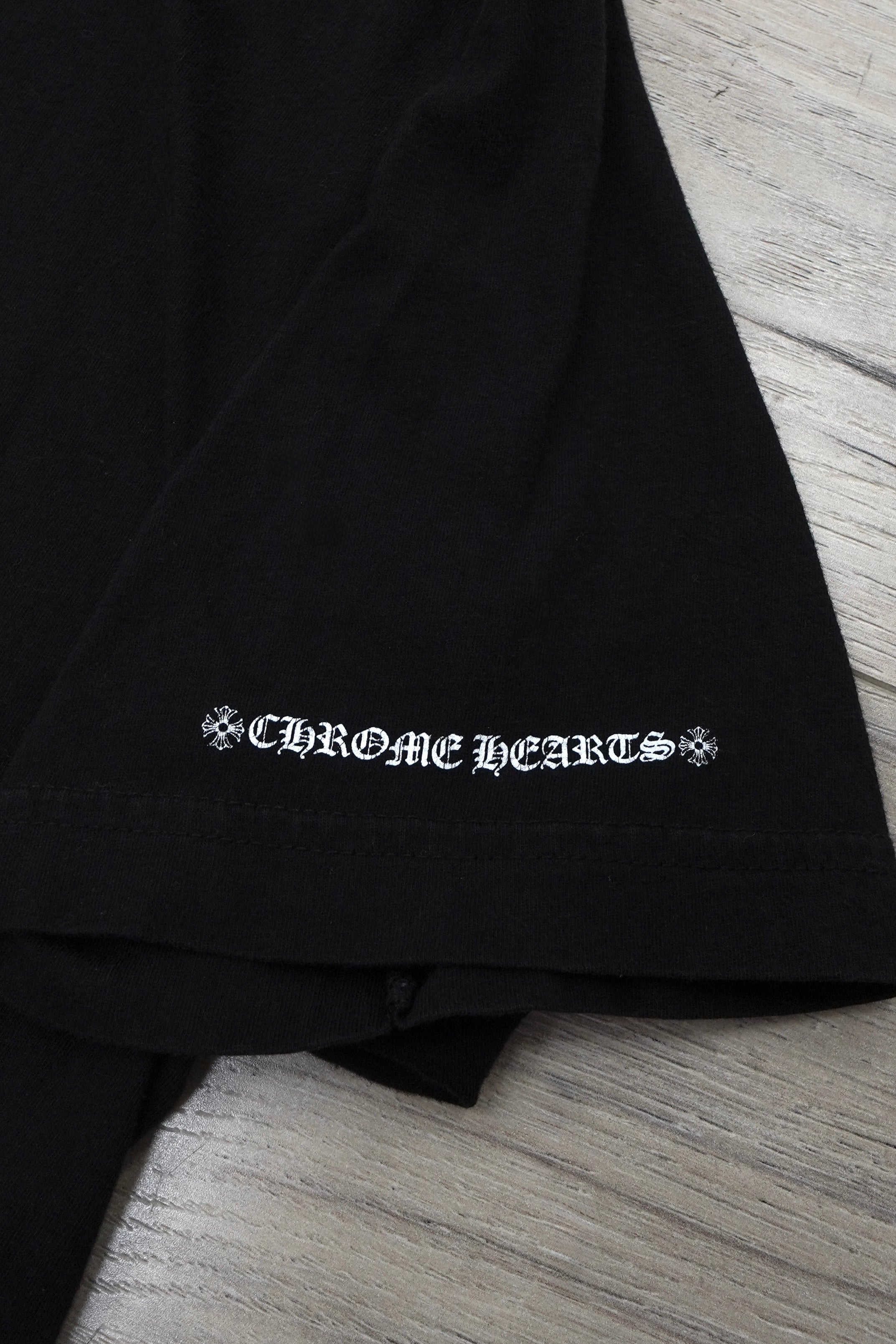 Chrome Hearts Vine Dagger Vertical Logo Mash Up T-Shirt
