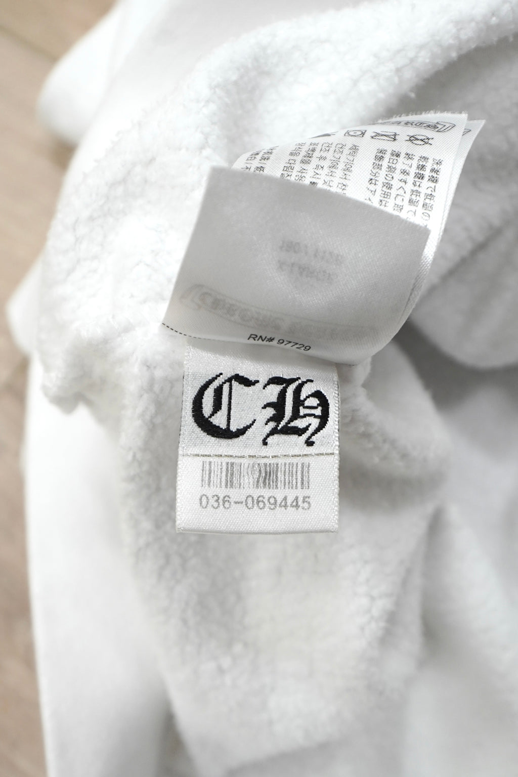 Chrome Hearts Horseshoe Floral White Hoodie