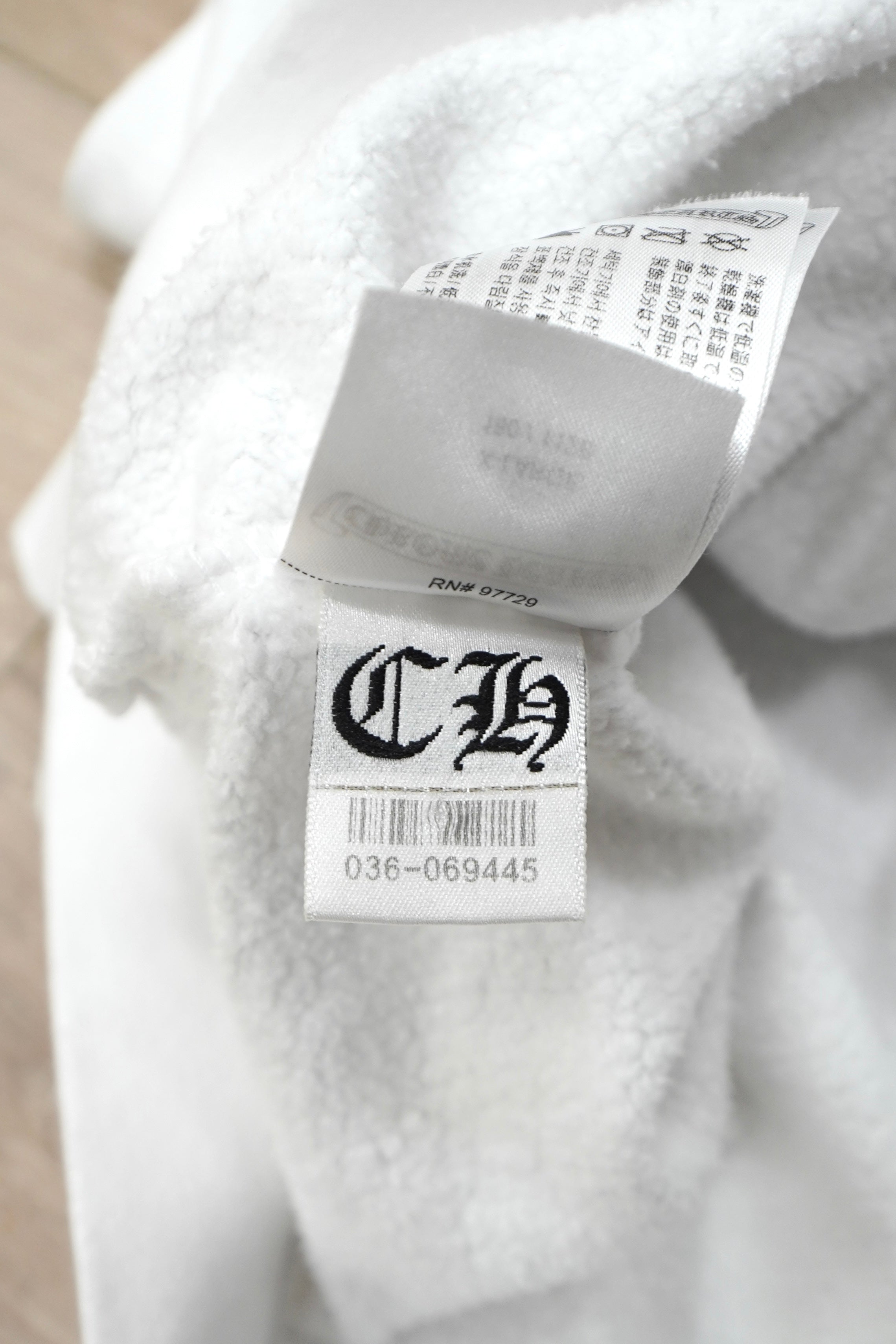 Chrome Hearts Horseshoe Floral White Hoodie
