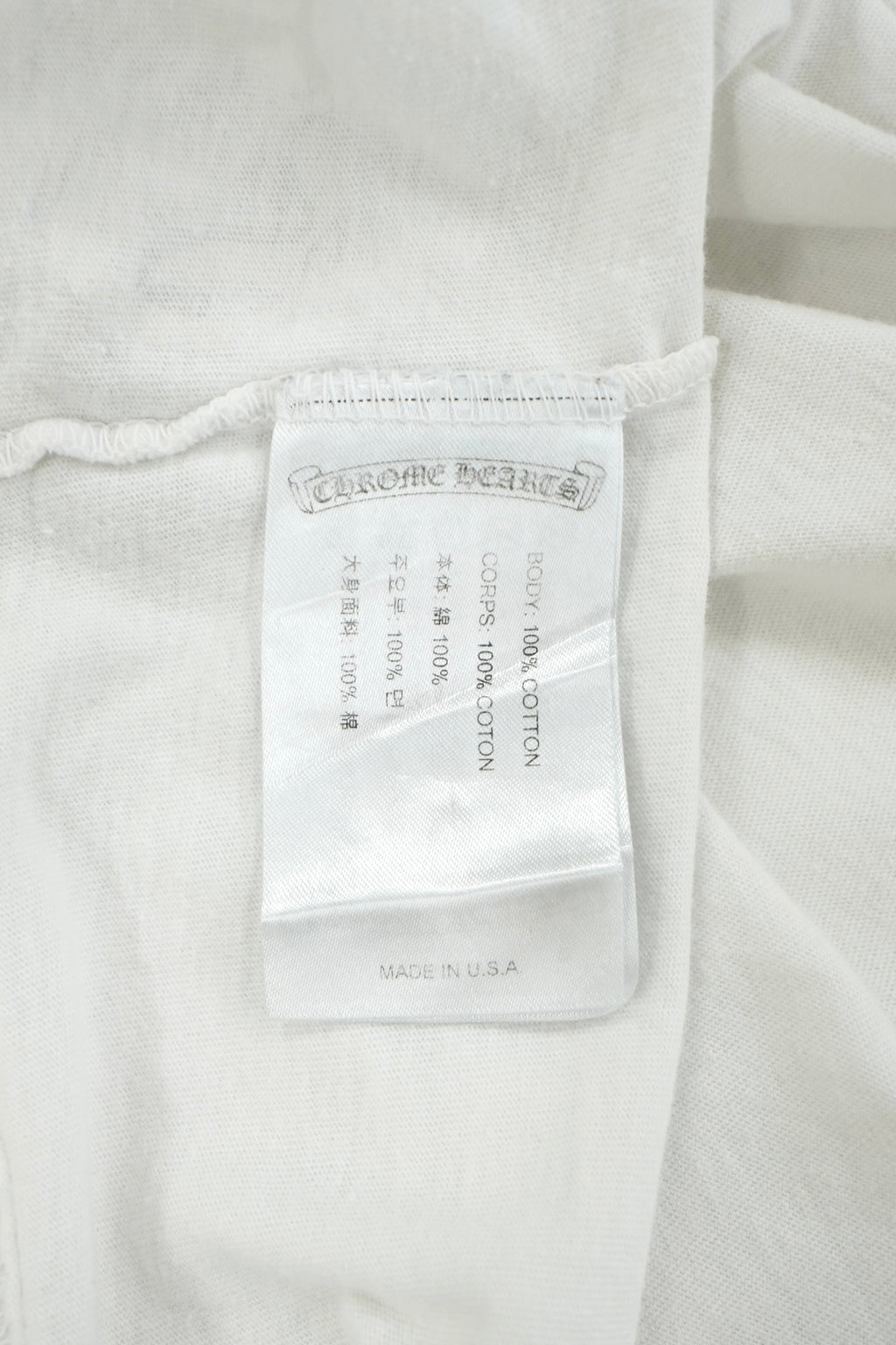Chrome Hearts Miami Exclusive Horseshoe White T-Shirt