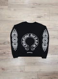 Chrome Hearts Horseshoe Floral Crewneck Sweatshirt