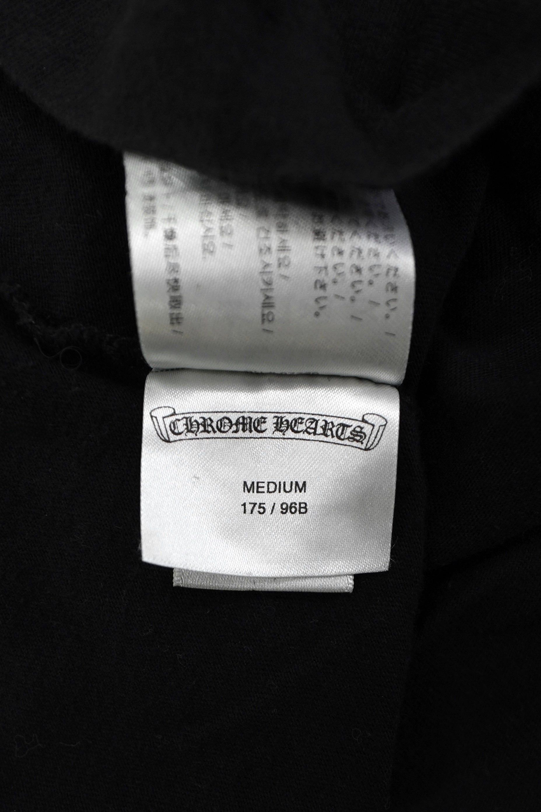 Chrome Hearts Scroll Logo Black T-Shirt