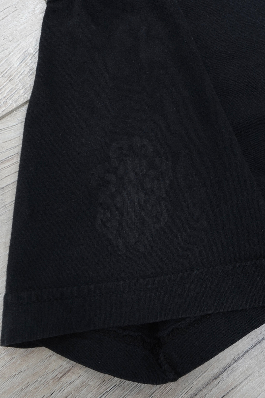 Chrome Hearts Cemetery Cross Scroll Logo T-Shirt
