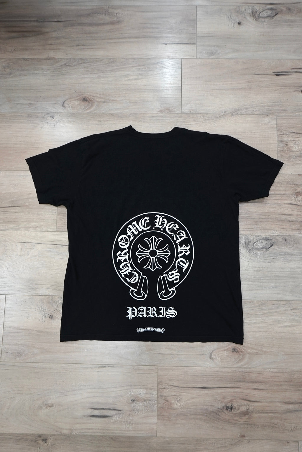Chrome Hearts Paris Exclusive Horseshoe Black T-Shirt