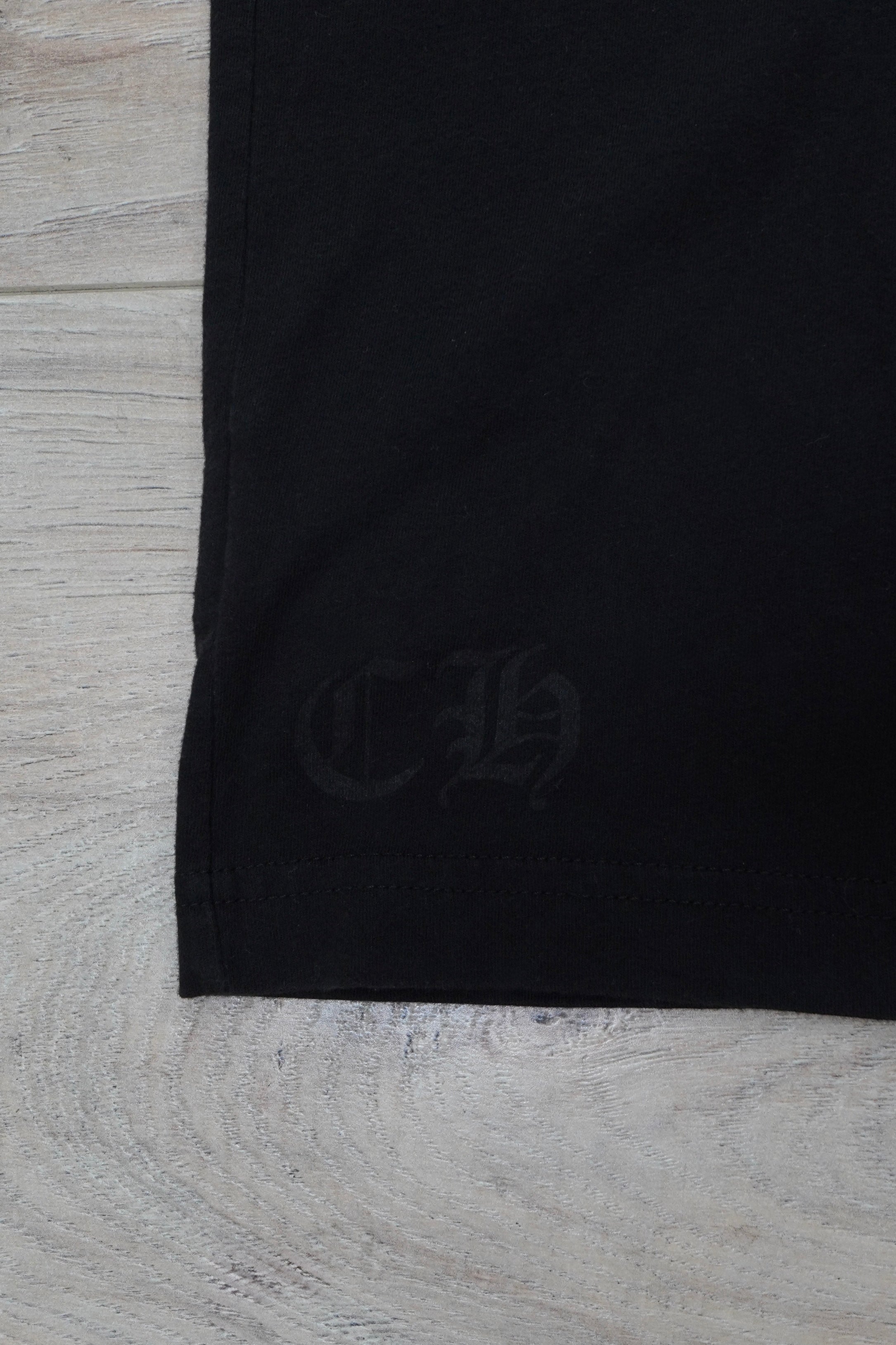 Chrome Hearts Blue Neck Print Logo T-Shirt