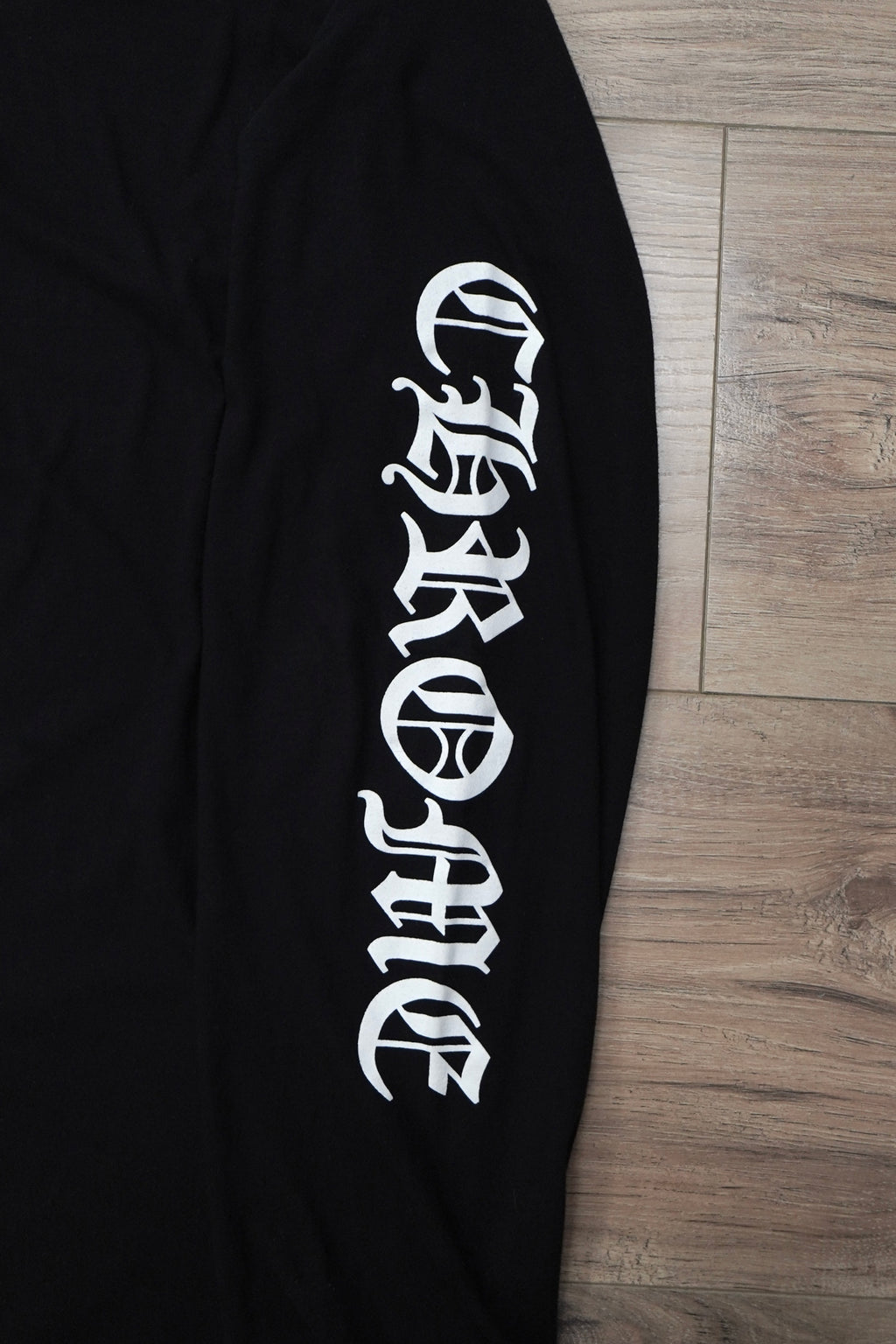 Chrome Hearts Script Logo Black Long-Sleeve