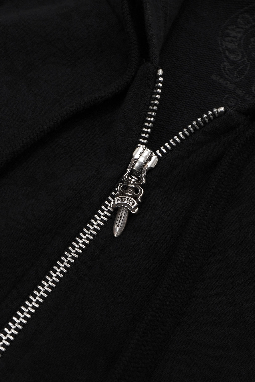 Chrome Hearts Monogram Horseshoe Zip Up Hoodie